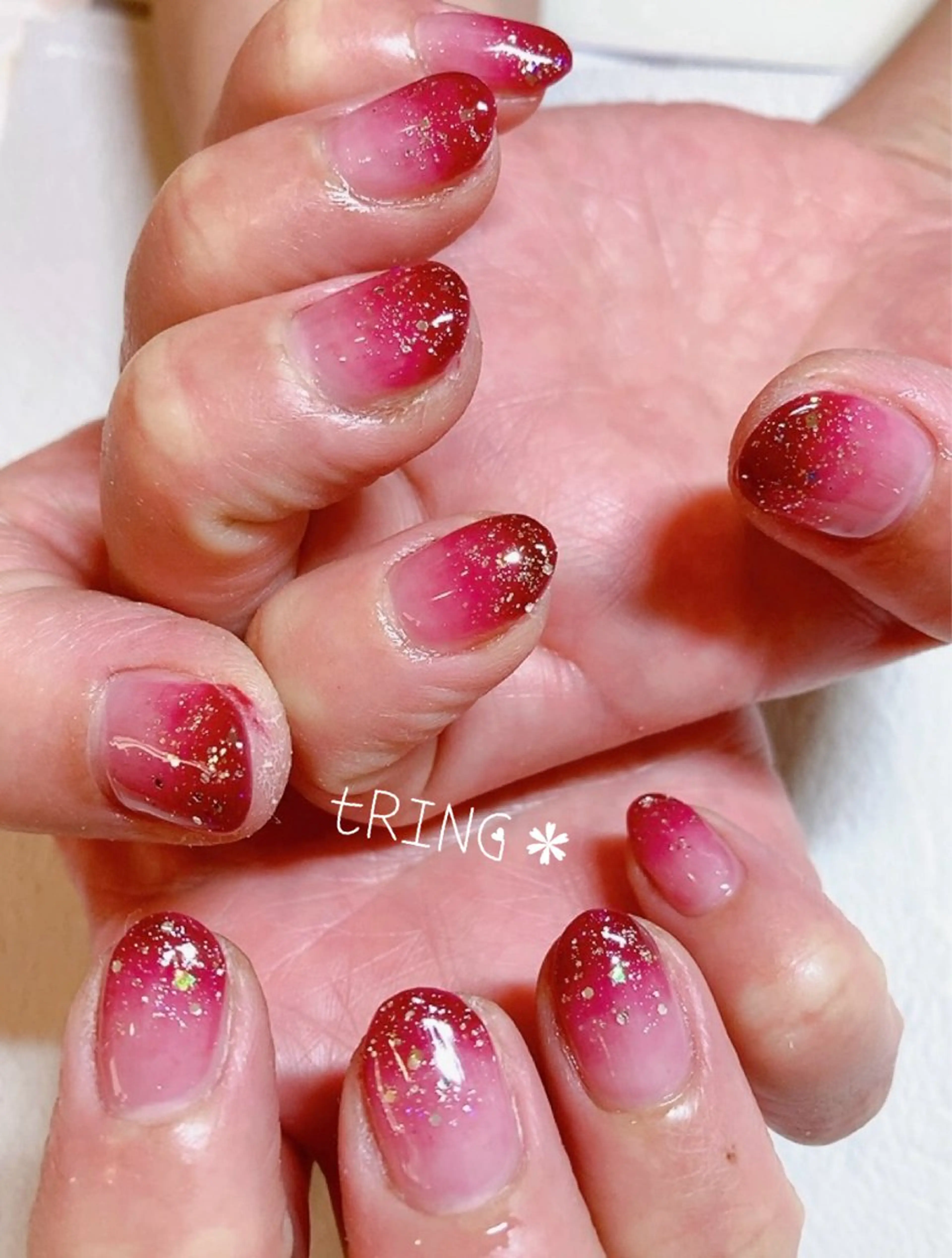 ネイル ハンドネイル tRING* しいの木台のネイルデザイン