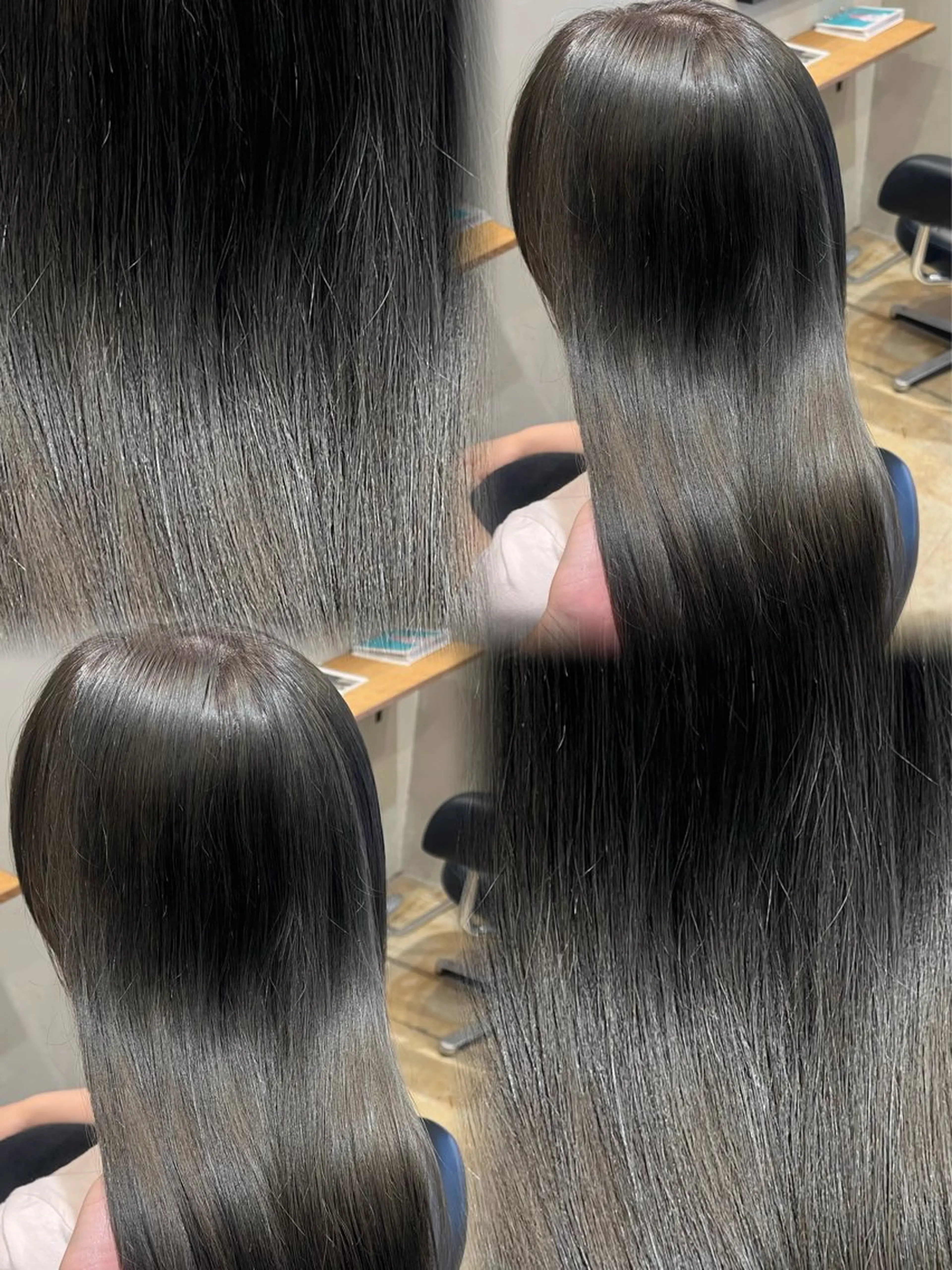 ロング カラー カット ヘアカラー みわ/博多 ブリーチ/メンズヘアのヘアスタイル