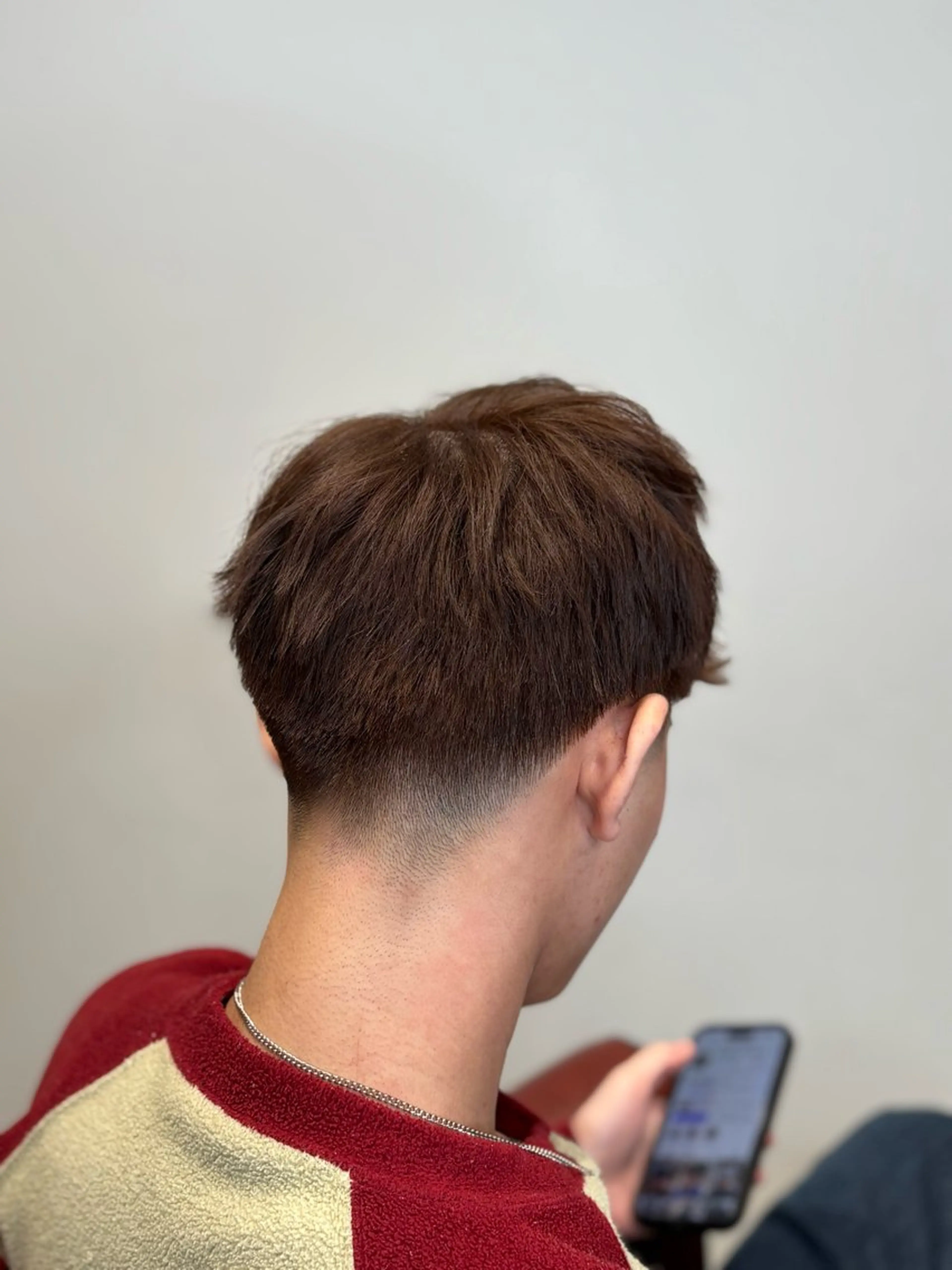 メンズ フェードカット 岡西 海斗のヘアスタイル