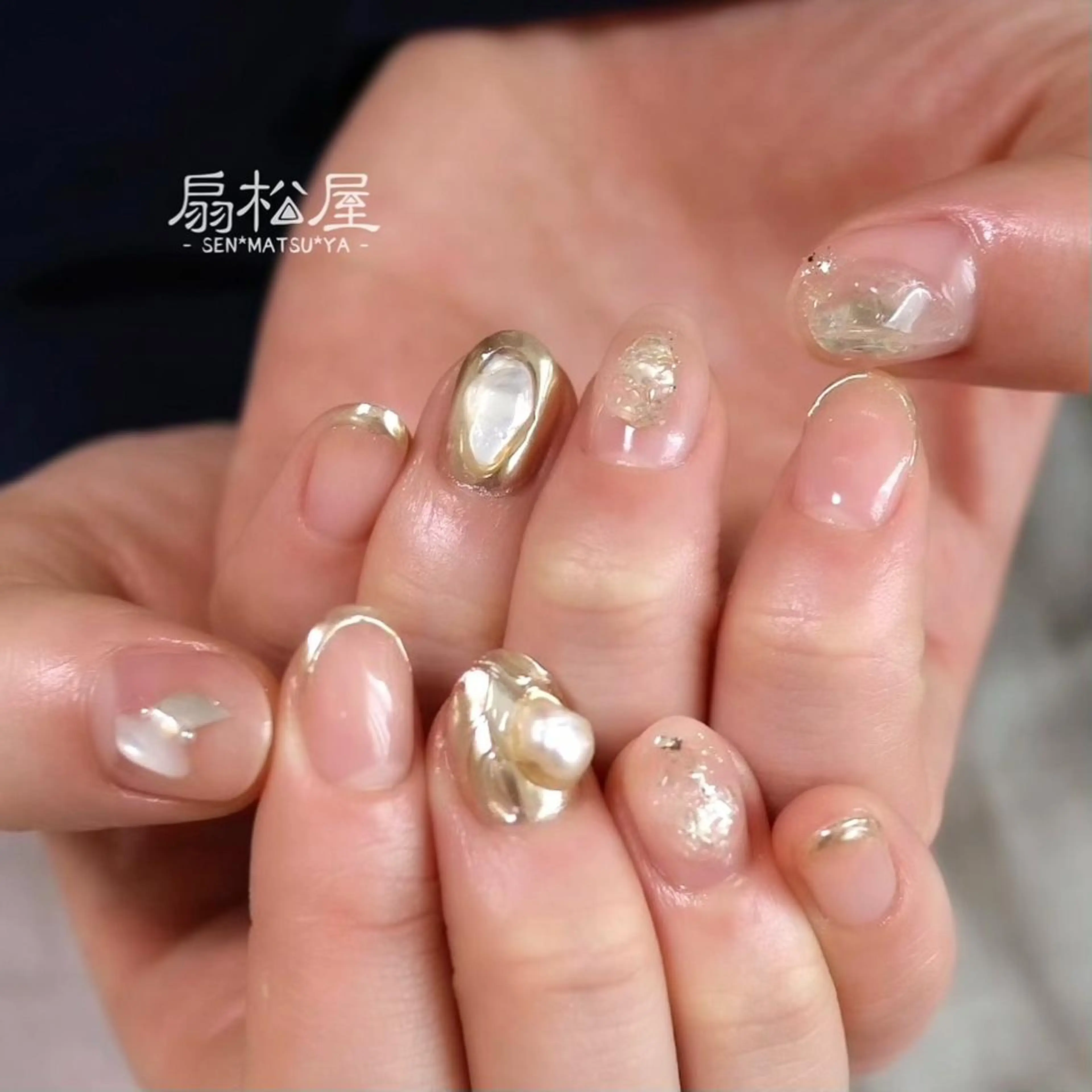 ネイル 扇松屋 marie.nのネイルデザイン