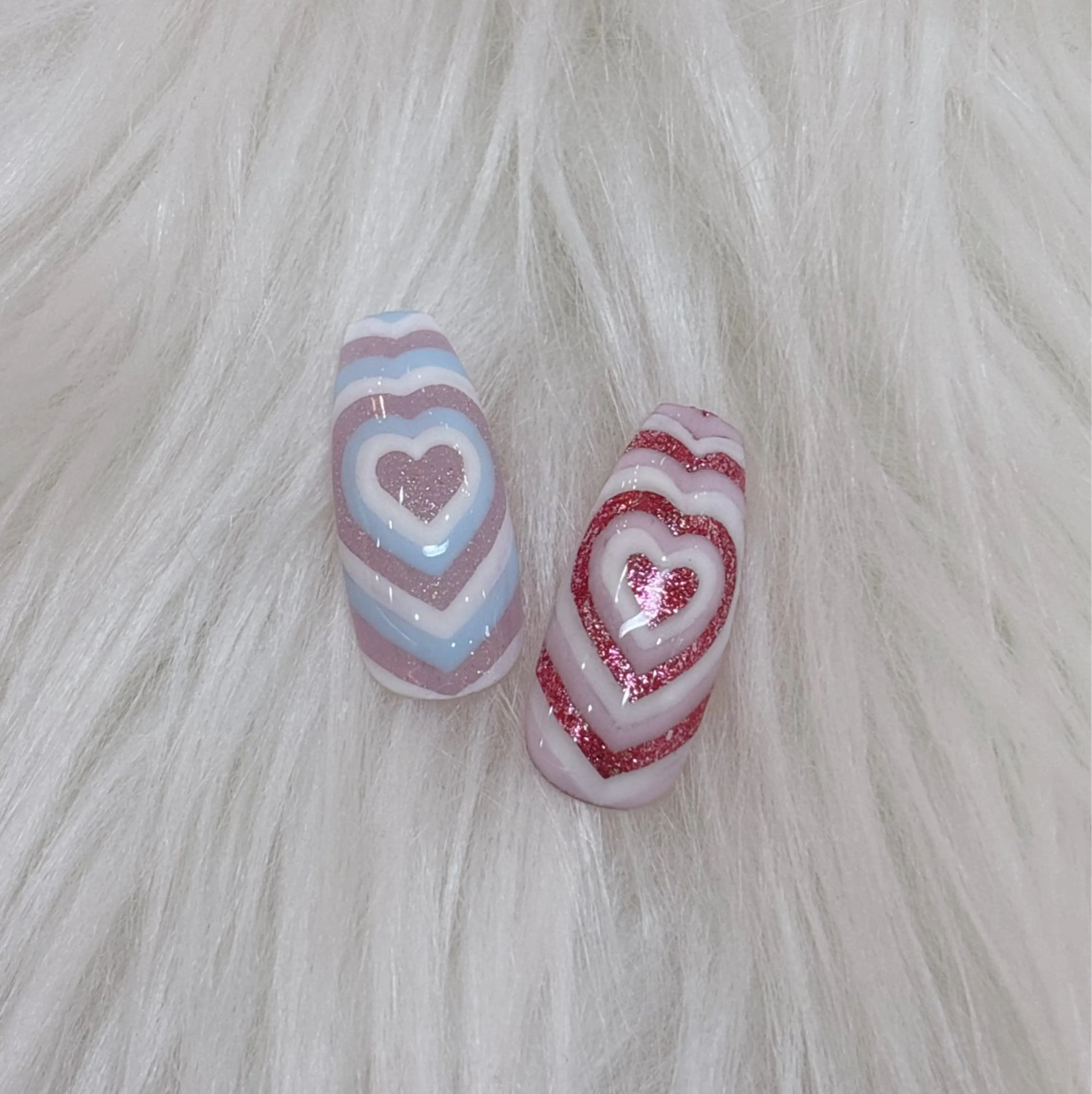 ネイル アートネイル ハート hawa ♡のネイルデザイン