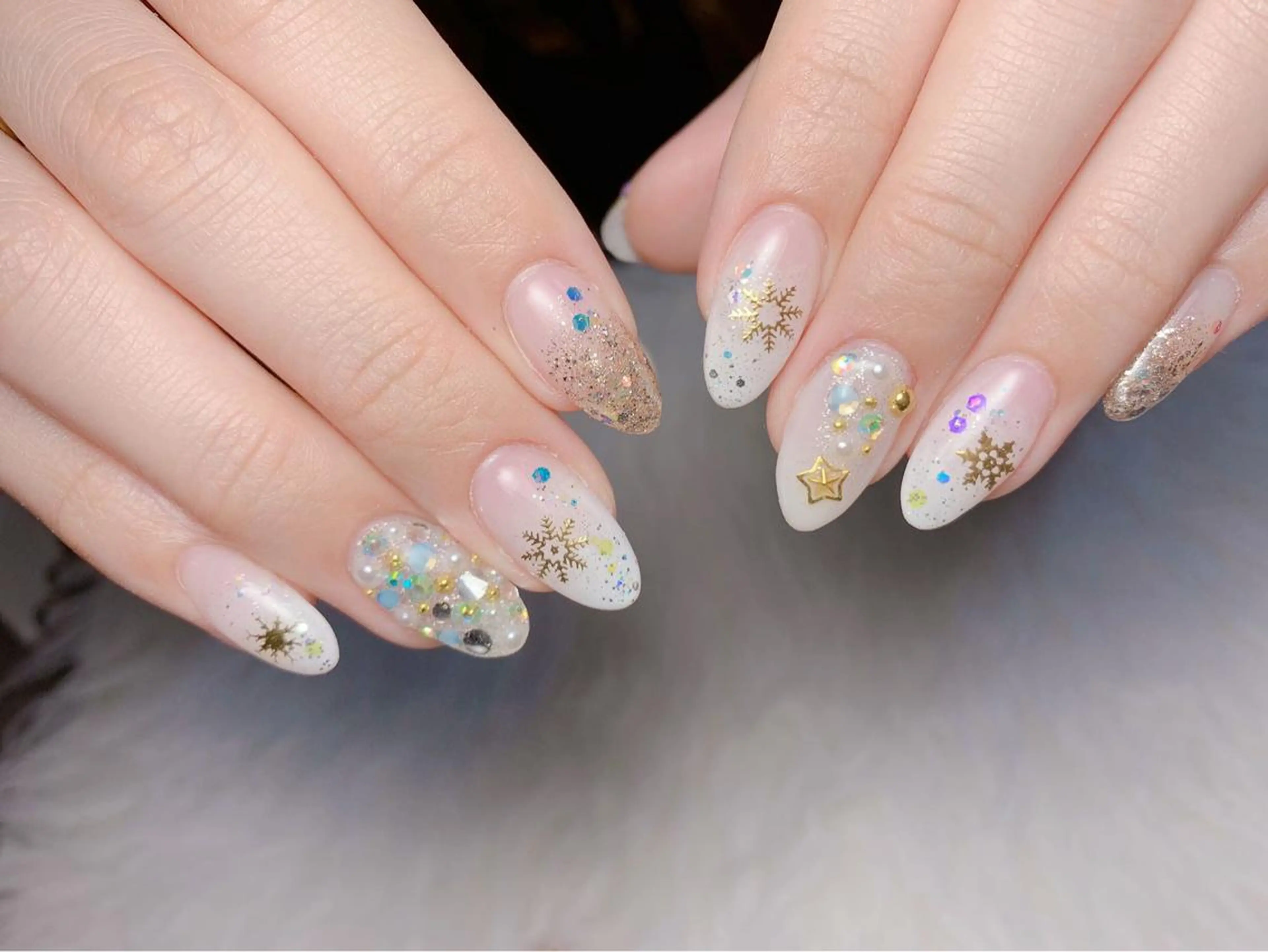 ネイル MiKi Nai池袋 長さだし得意のネイルデザイン