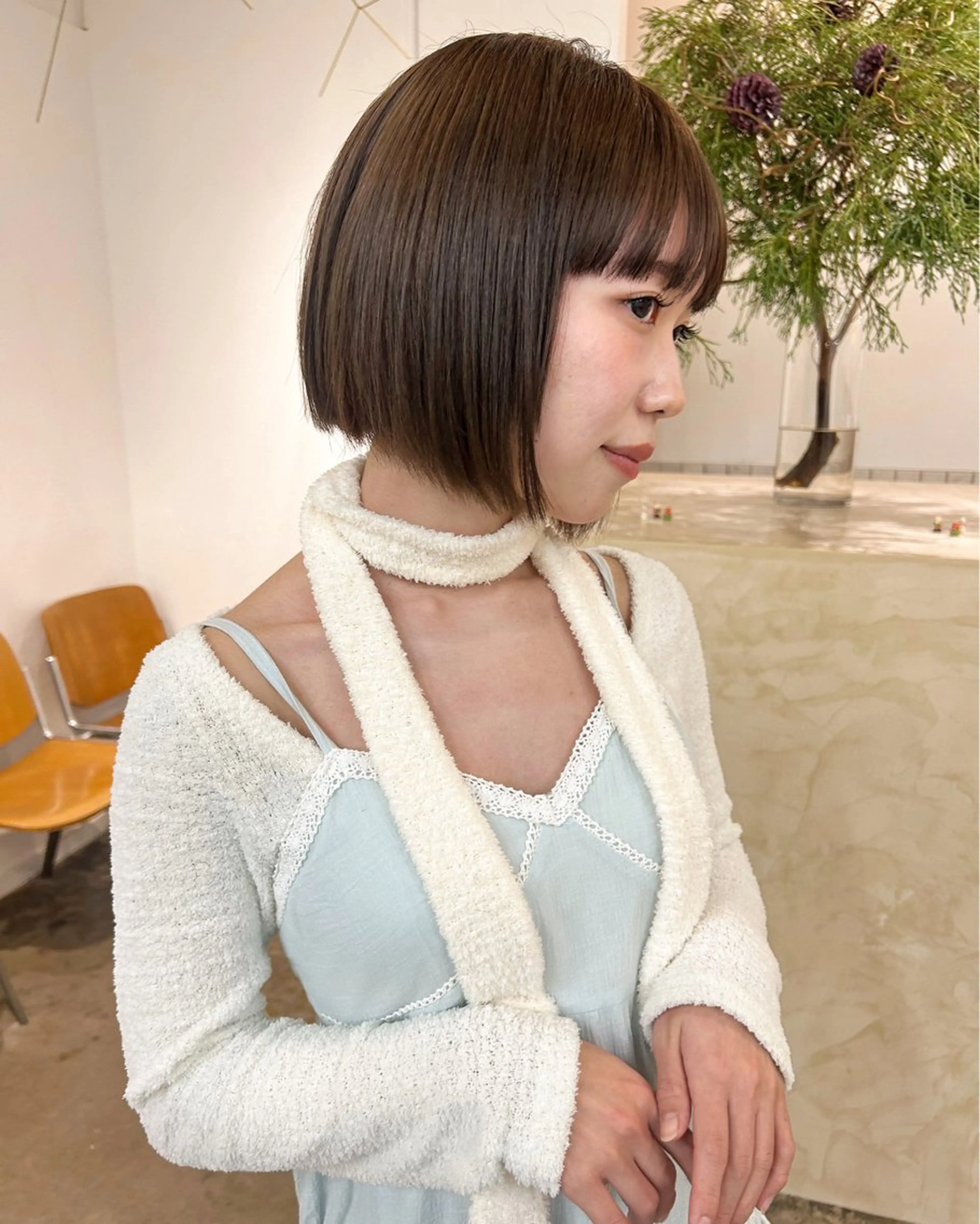 ショート カラー 原 瑞希のヘアスタイル