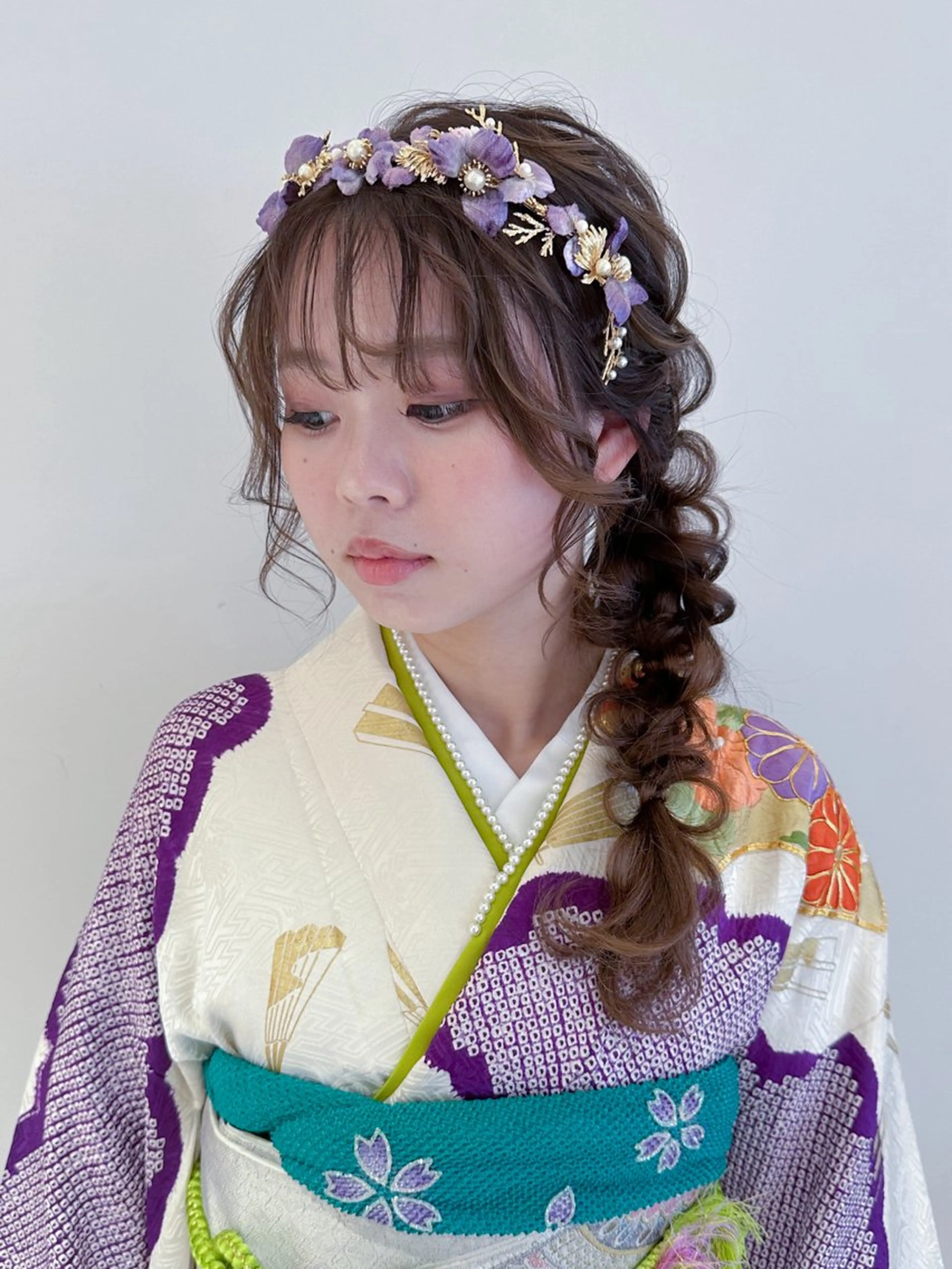 ロング ヘアアレンジ ヘアセット hair&make RabichePow所属・鈴木 香奈萌のヘアスタイル