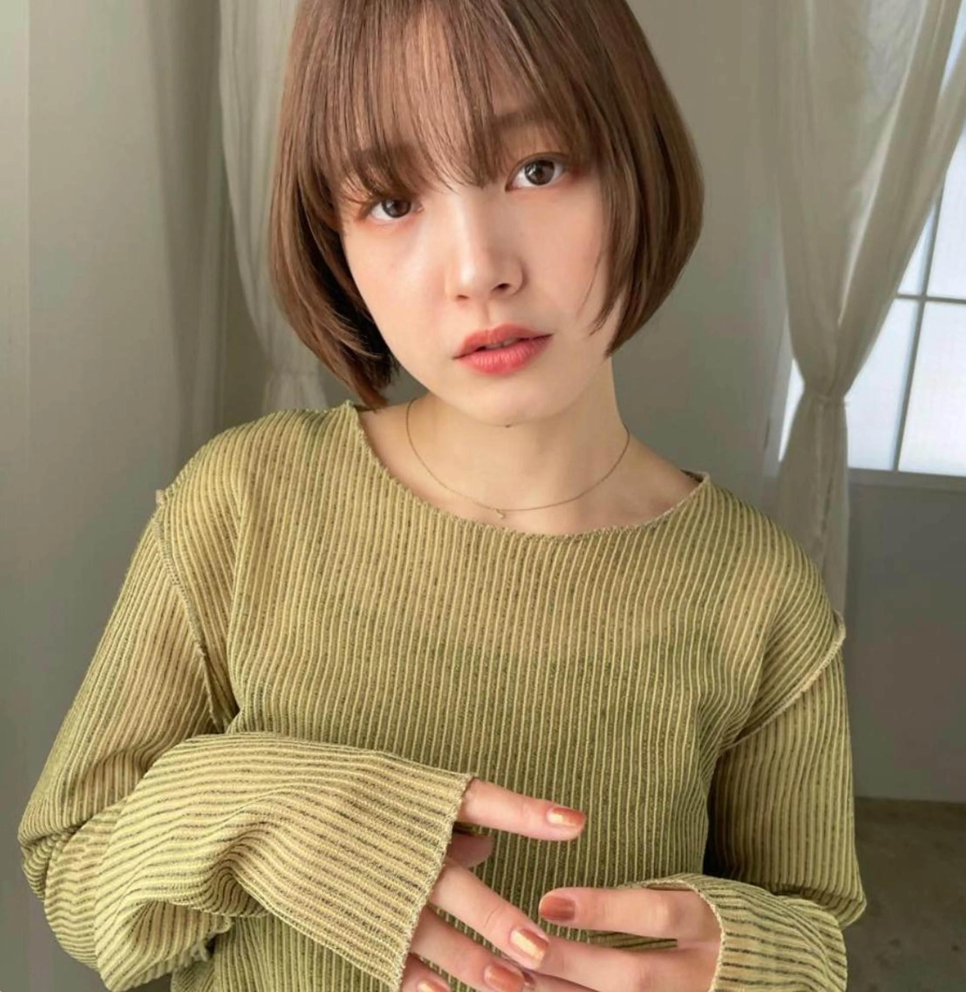 ミディアム カット ヘアカラー 🌸Leviju桂店 店長Saki🌸のヘアスタイル