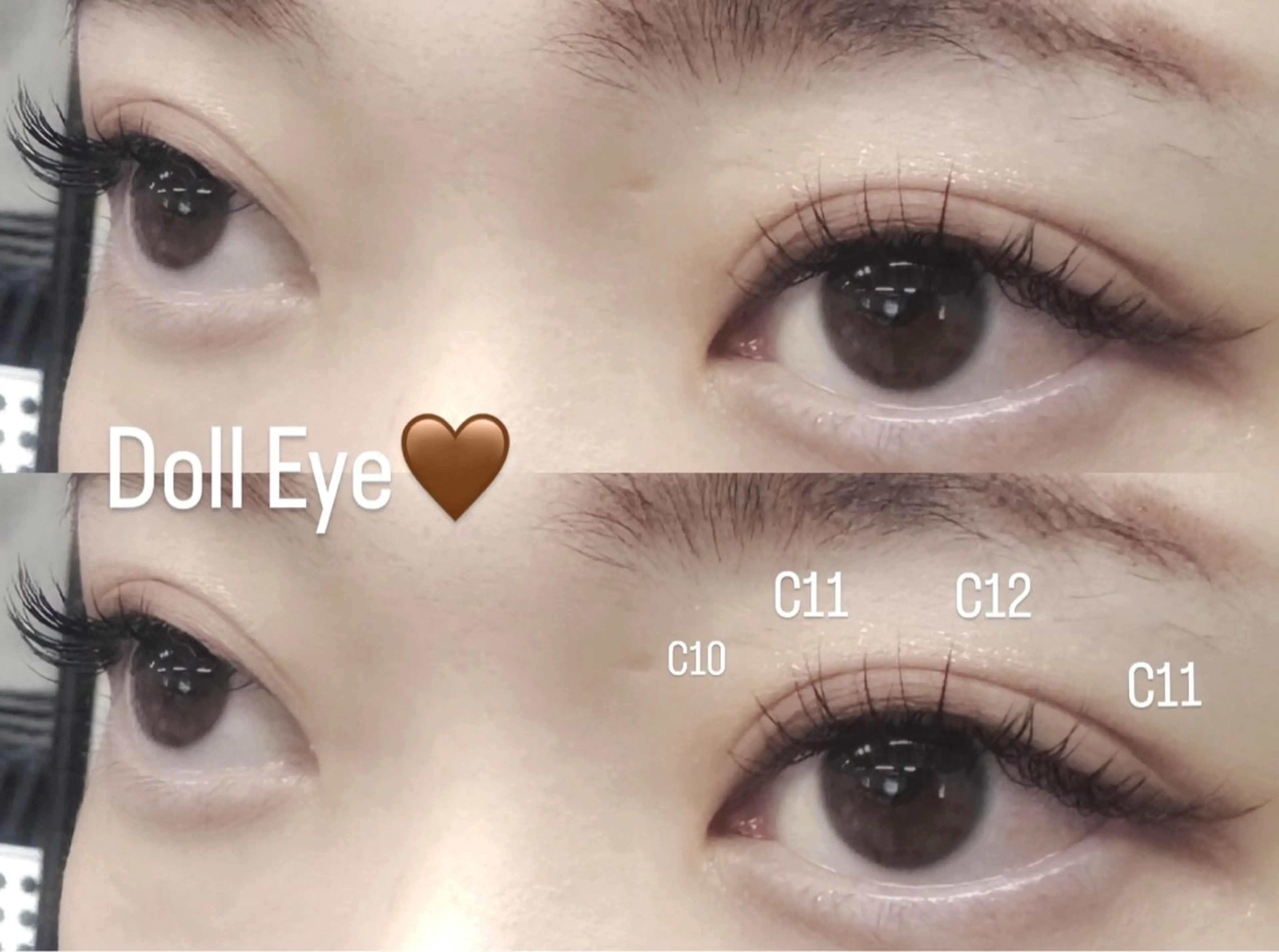 マツエク・マツパ Cカール ミンク MAQUIA泉中央店 相馬のマツエク・マツパデザイン