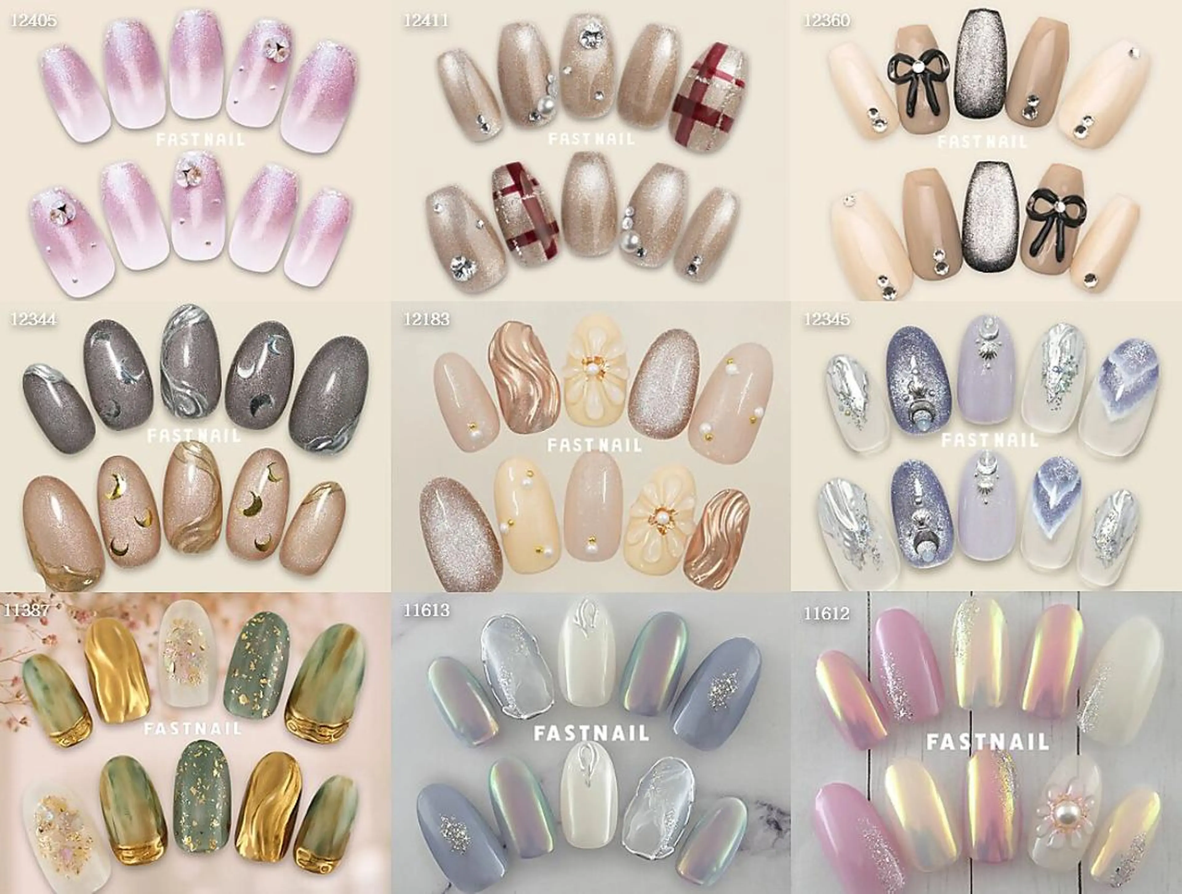 ネイル アートネイル ジェルネイル ゴージャス マグネットネイル パラジェル FASTNAIL 立川店のネイルデザイン