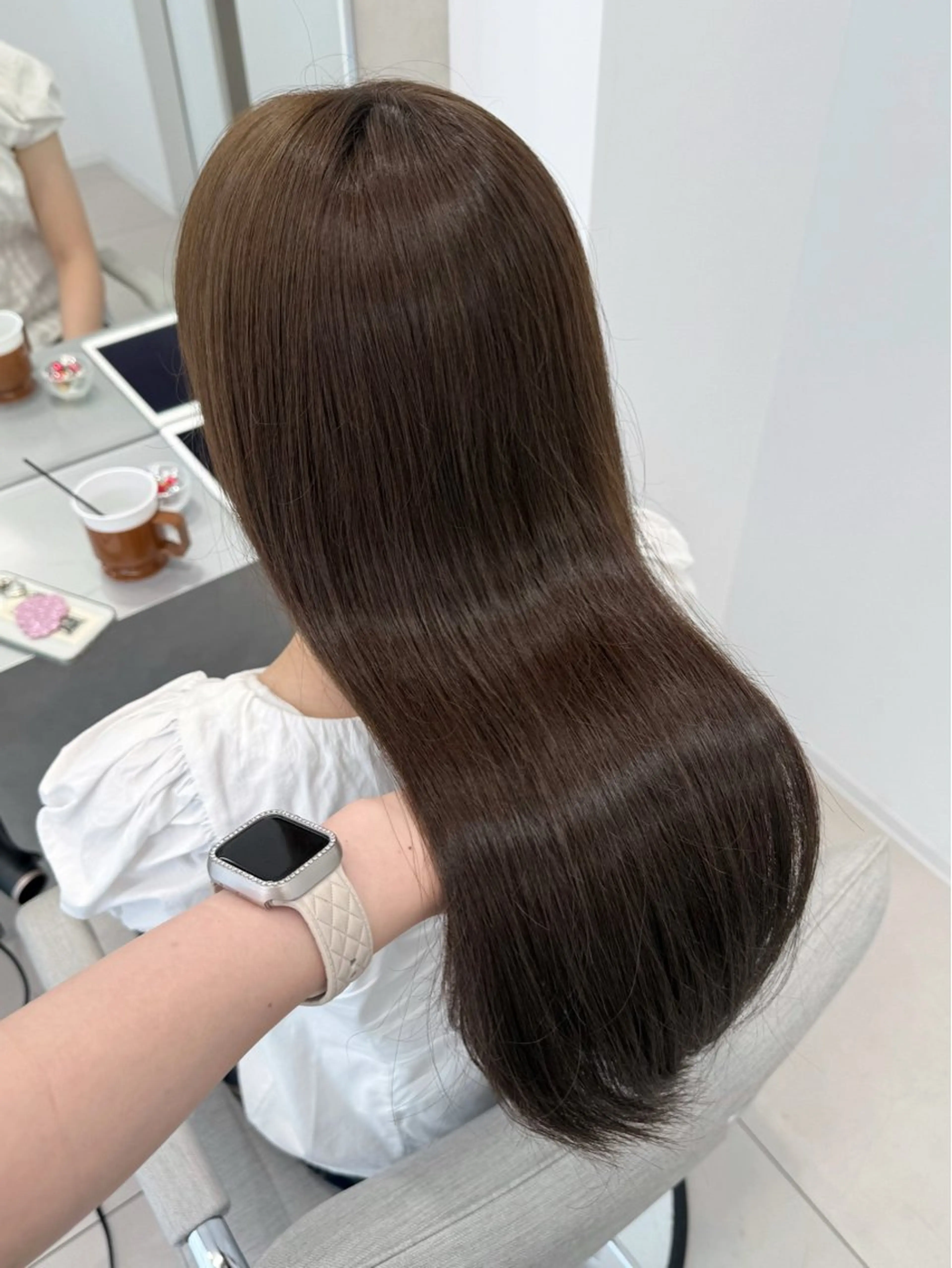 ロング カラー ベージュカラー ブリーチ 透明感カラー ブリーチなしカラー カット ヘアカラー 澤 佑華 🎀 透明感カラーのヘアスタイル