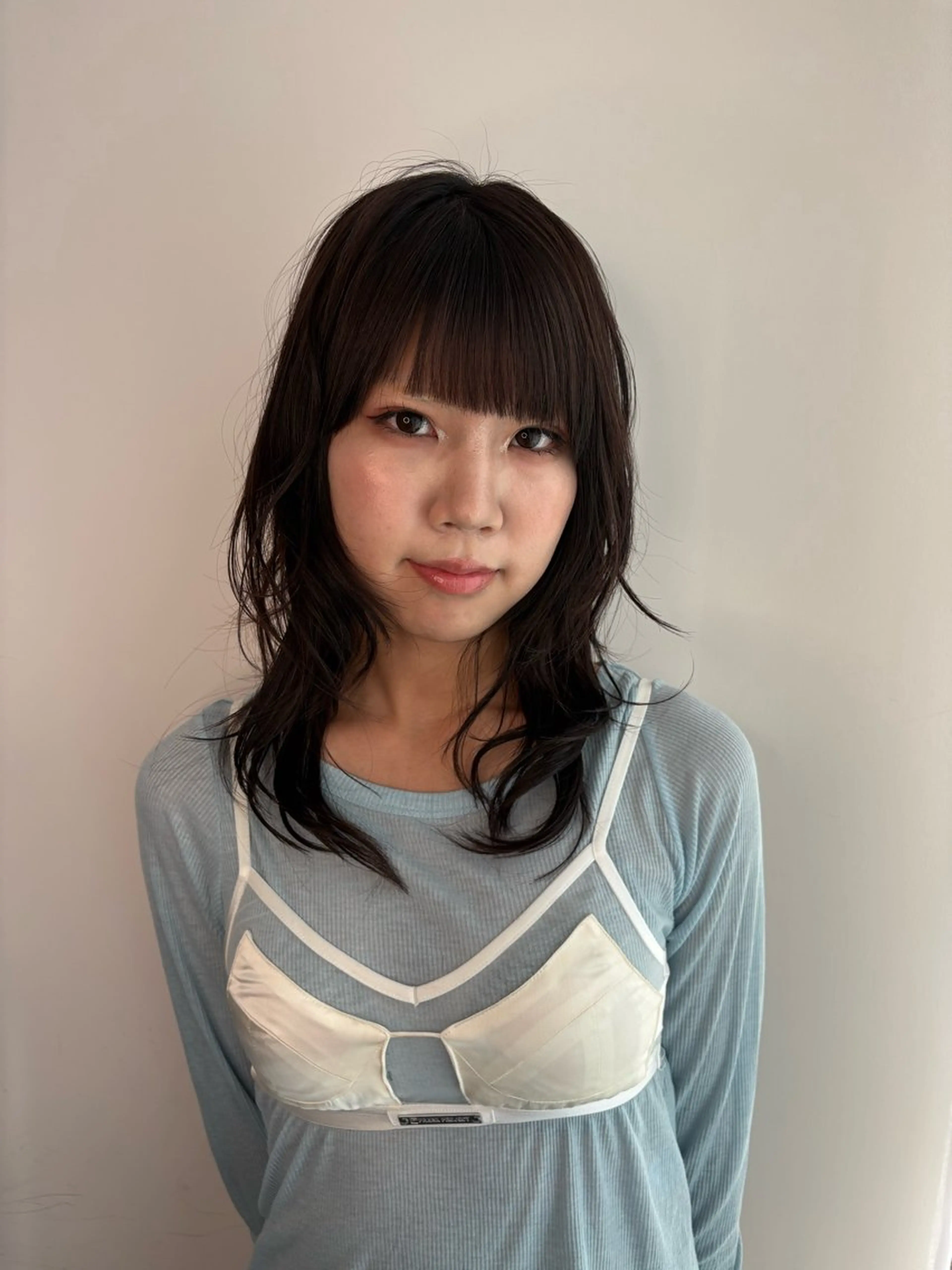 ミディアム 愛加メンズパーマ・ ボブ・ピンクカラーのヘアスタイル