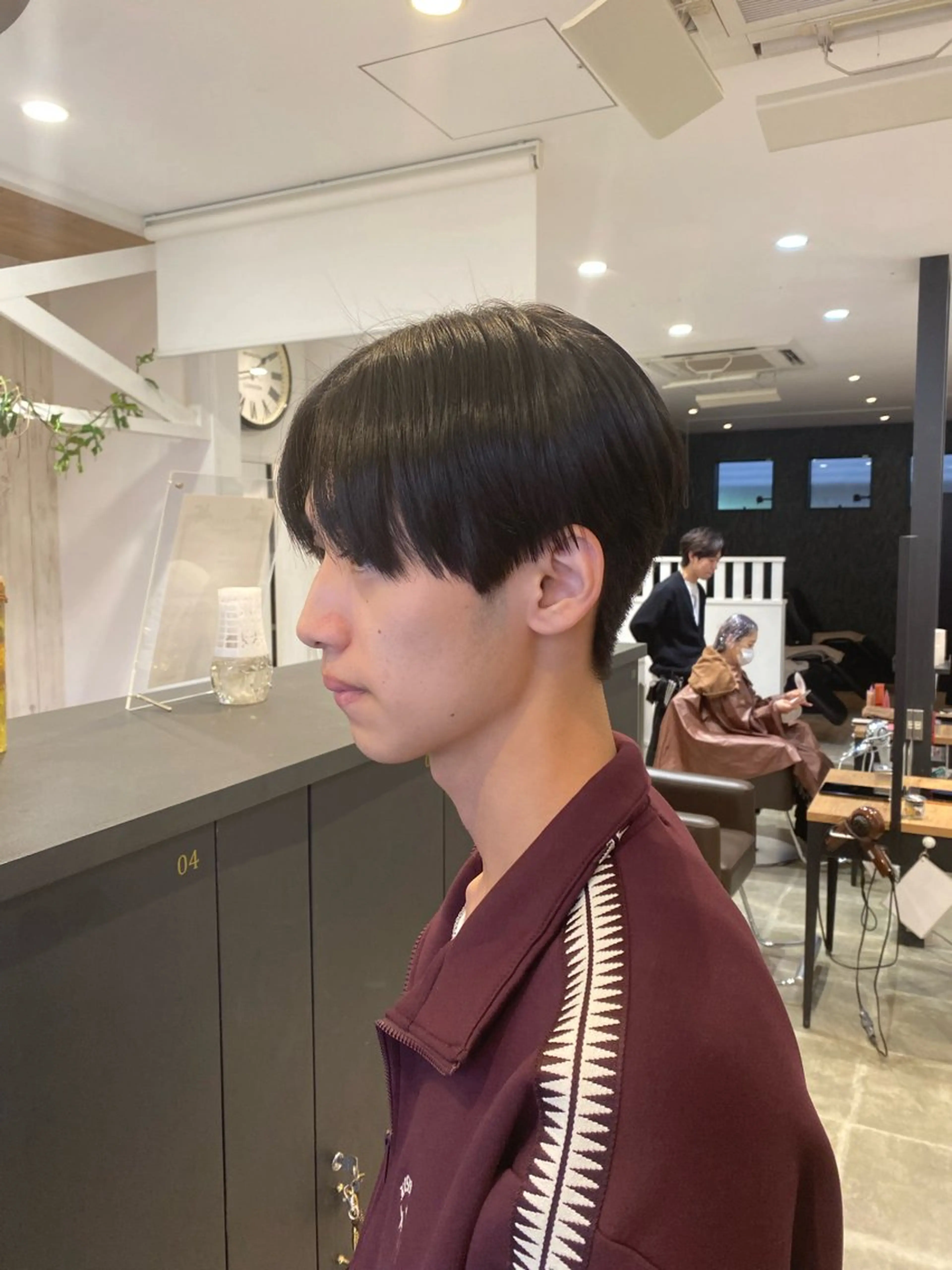 ショート パーマ メンズ 縮毛矯正 カット 縮毛矯正 柴田 枝利子のヘアスタイル