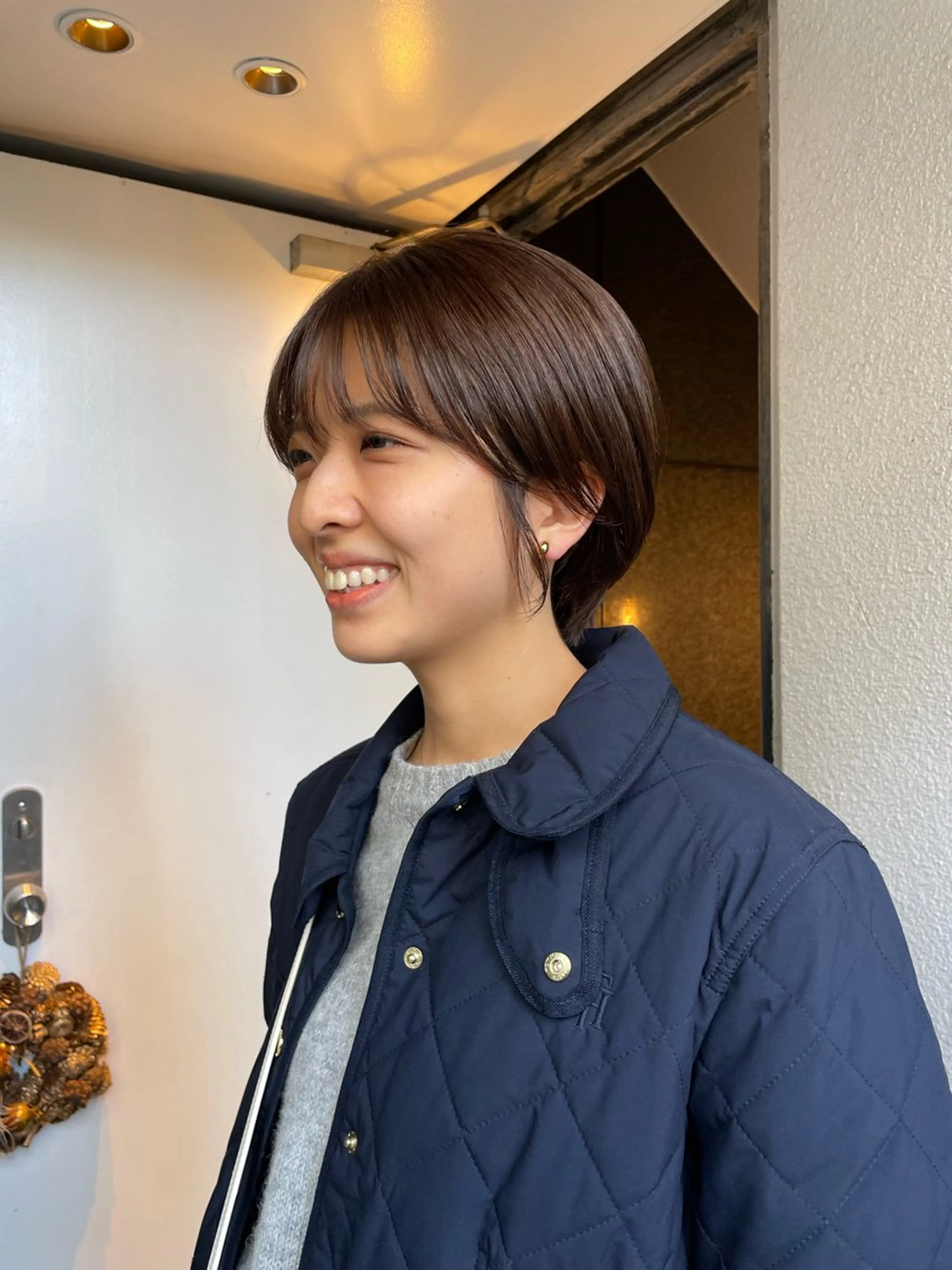 ショート 丸みショート ショートヘア tete nico所属・似合わせ/ヘアカラー nanami🌸のヘアスタイル