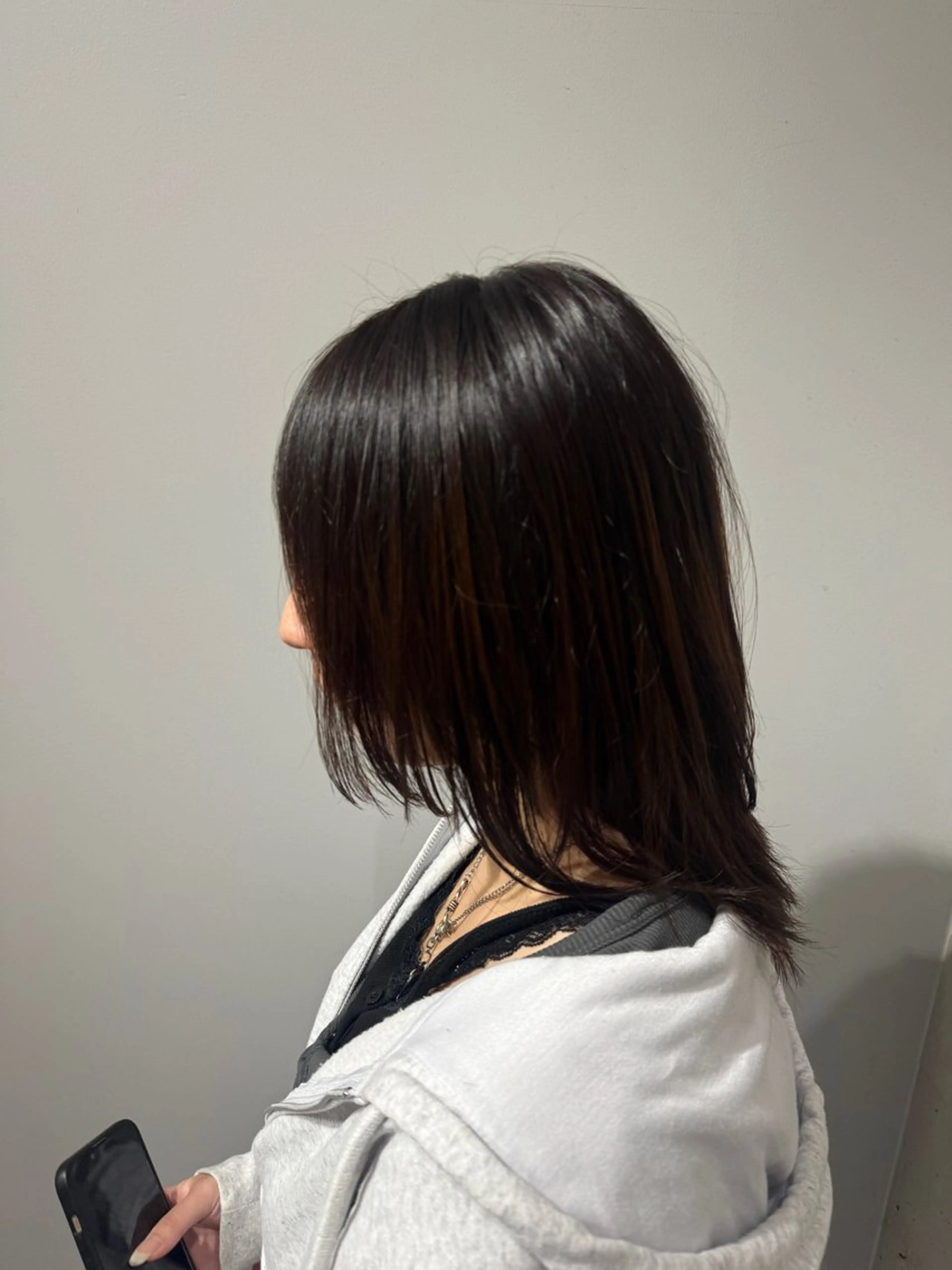 セミロング カット メンズ/レイヤー/ 高田優のヘアスタイル