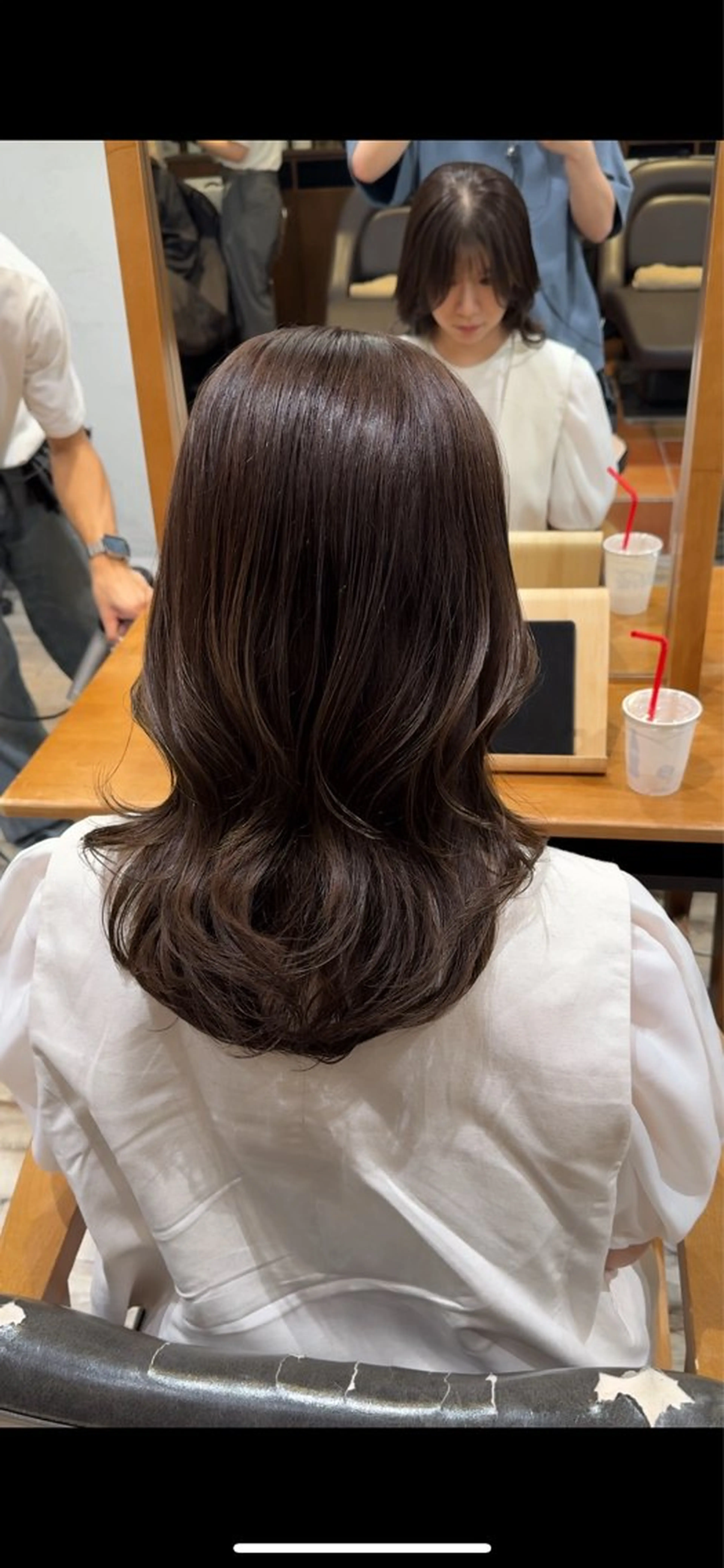 ミディアム ‪広瀬快斗／ツヤ髪 /似合わせカラー🌱のヘアスタイル