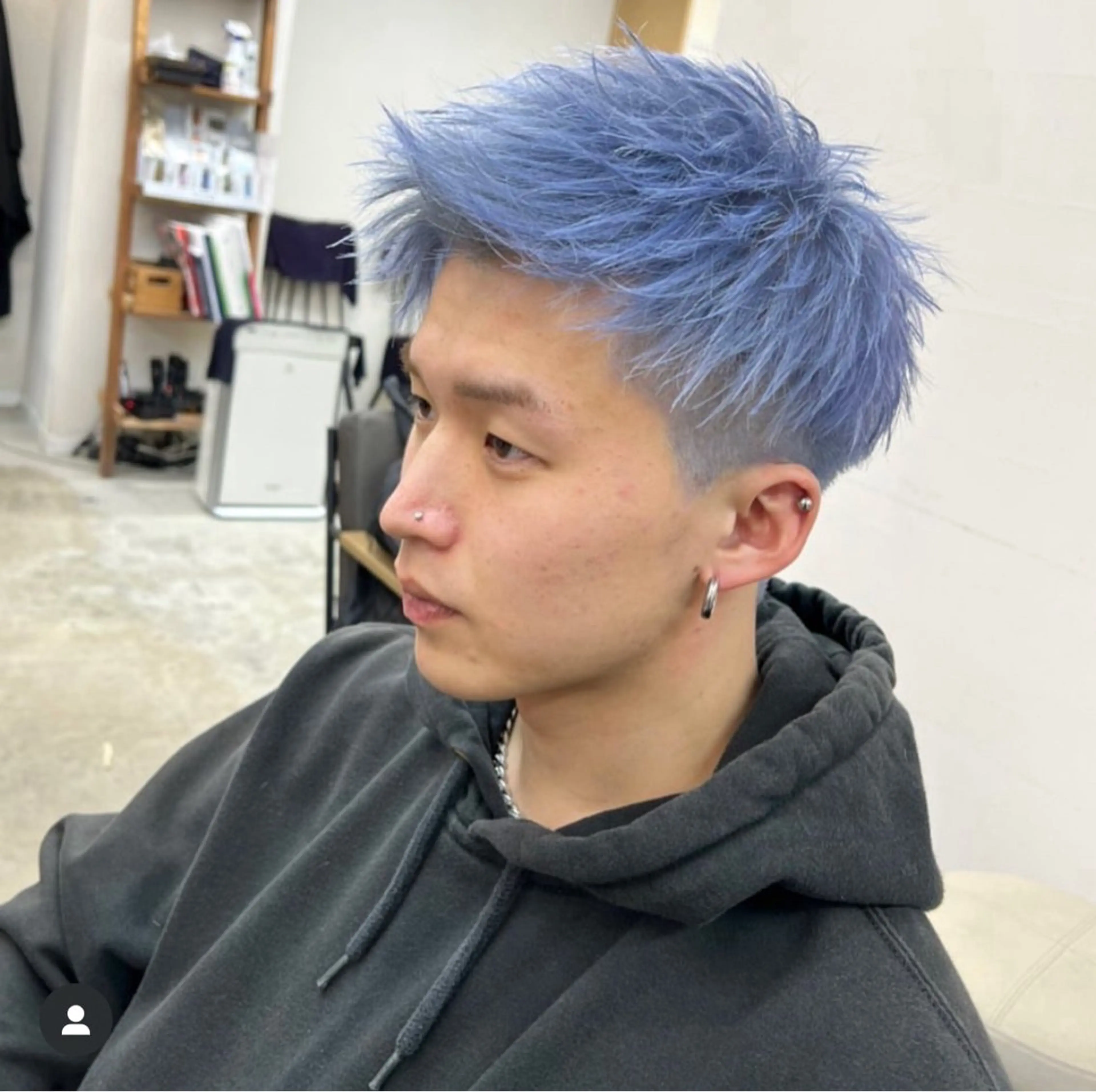 ショート カラー メンズ メンズブリーチ メンズハイトーン ブリーチ ハイトーンカラー DIECE  SHIBUYA所属・小野寺 彗人のヘアスタイル