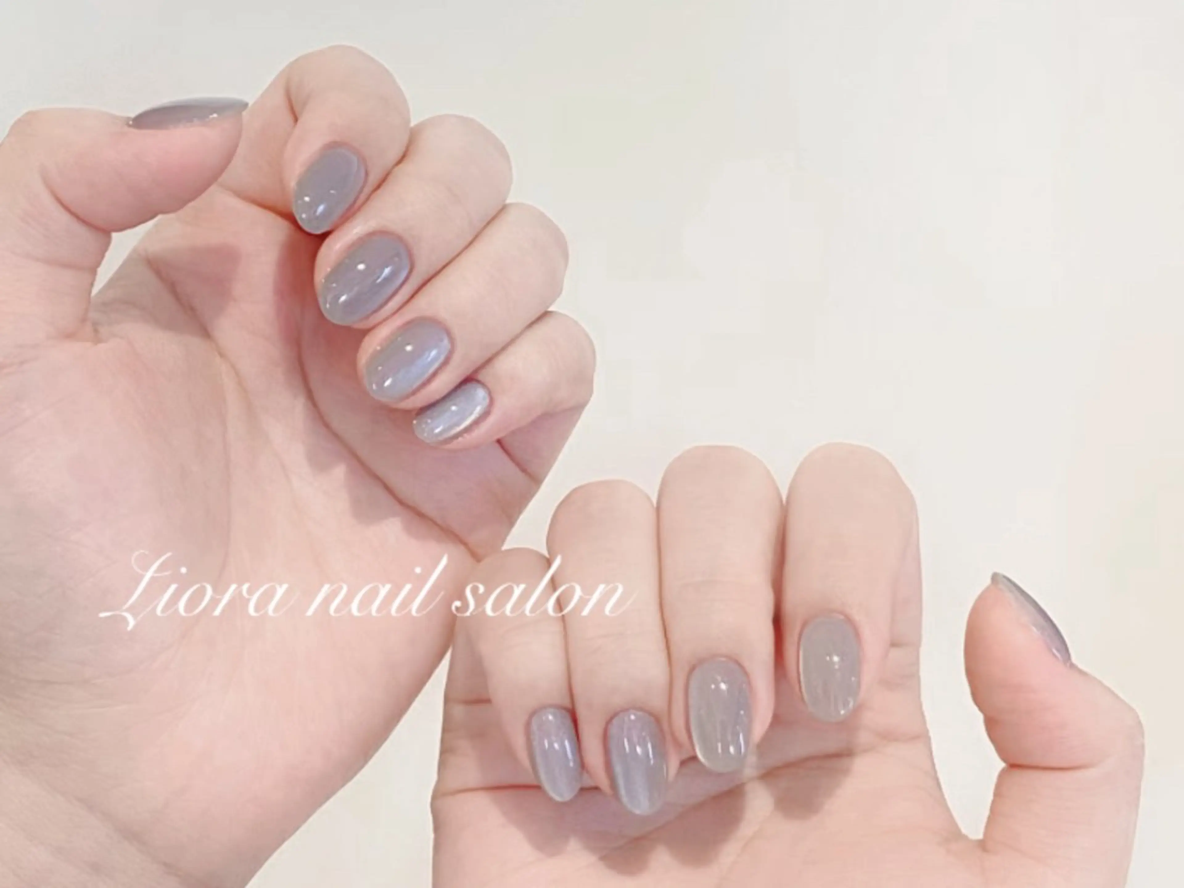 ネイル フレンチネイル ジェルネイル ガーリー グラデーション キラキラネイル ハンドネイル Liora nail 1のネイルデザイン
