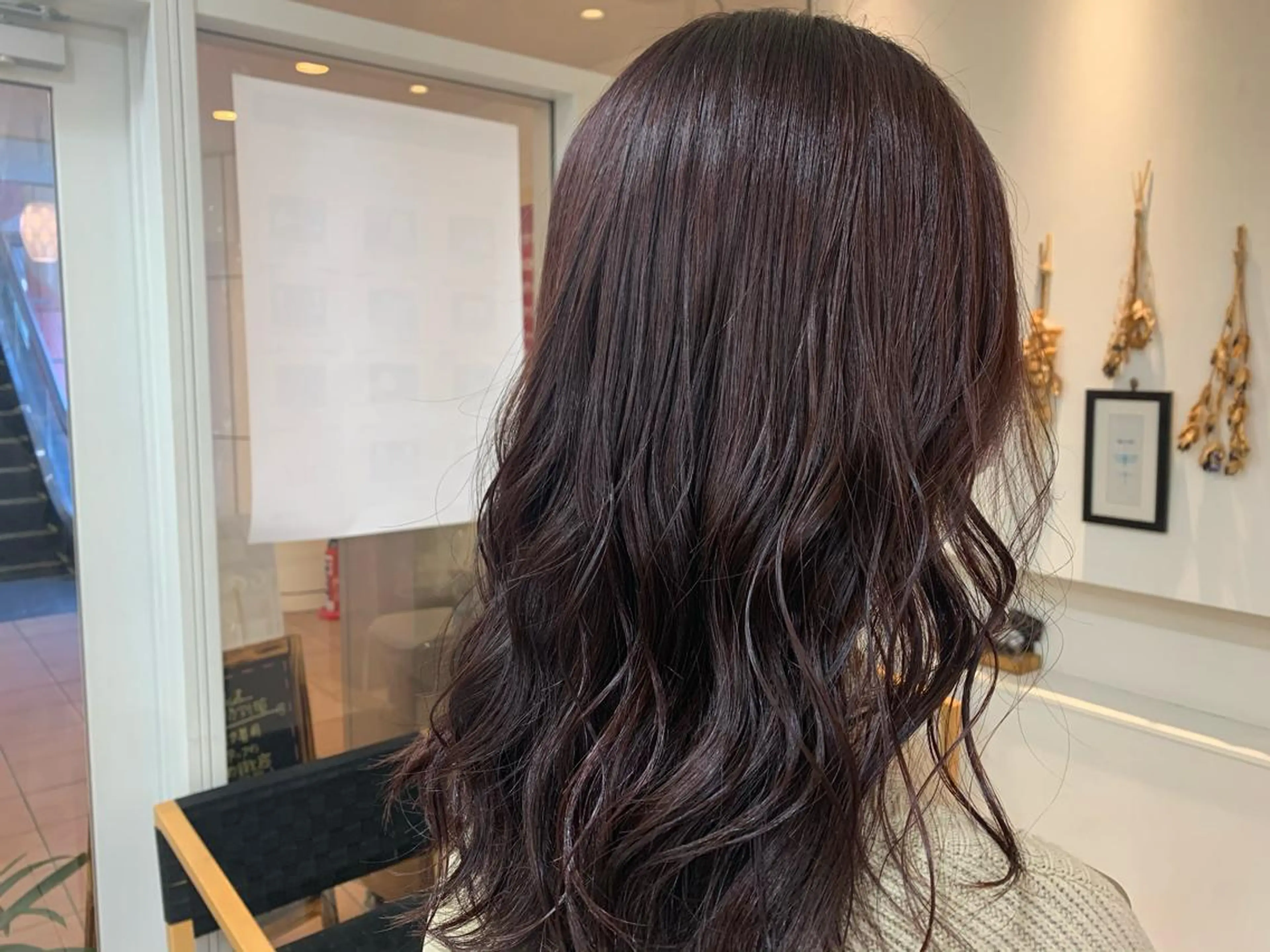 ロング カラー ブラウンカラー カシス SOYON 🤍CHIZU🤍.のヘアスタイル