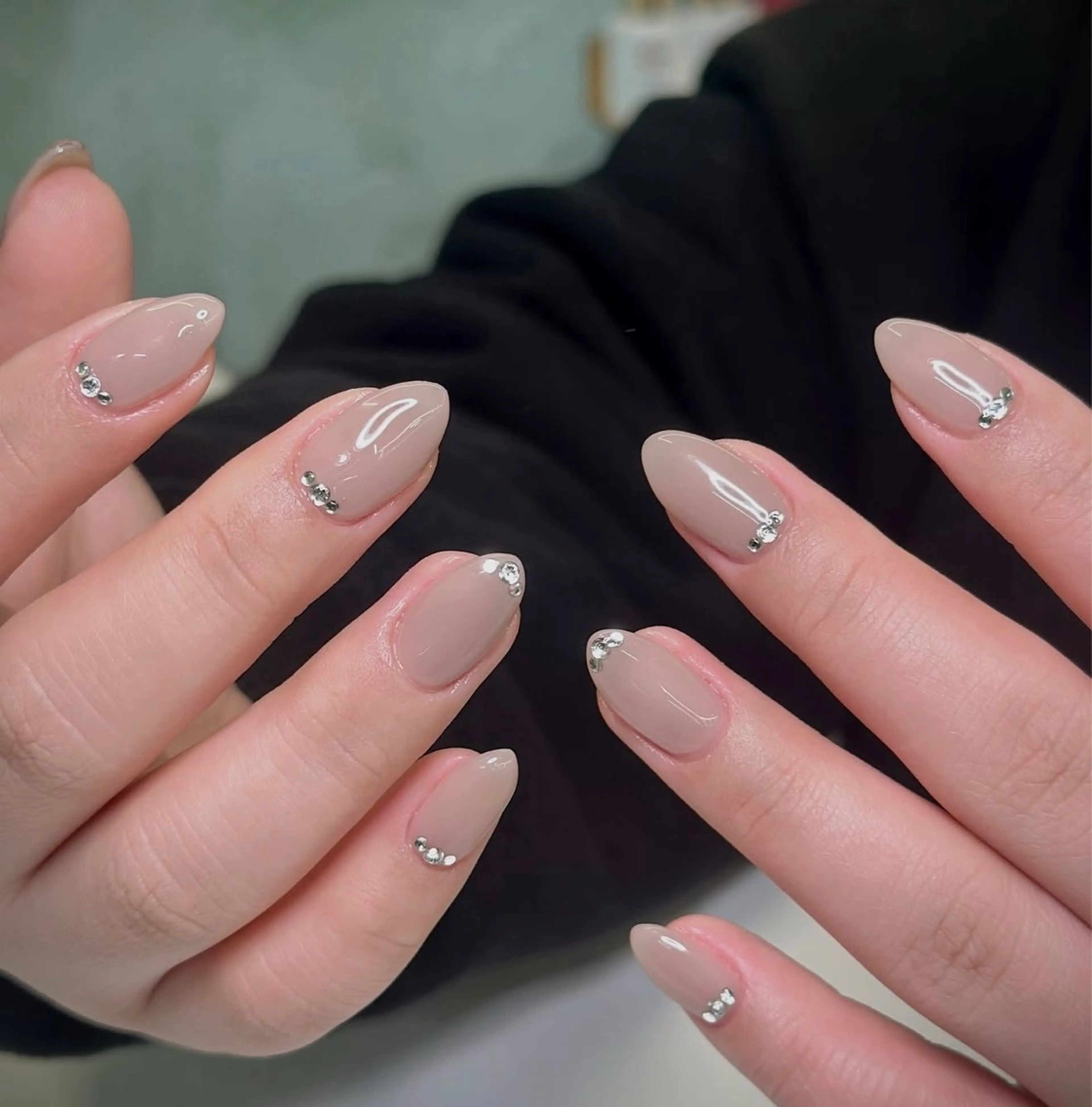 ネイル アニマル柄 オーロラネイル チークネイル フラッシュネイル ジェルネイル ハンドネイル Tira Nailのネイルデザイン