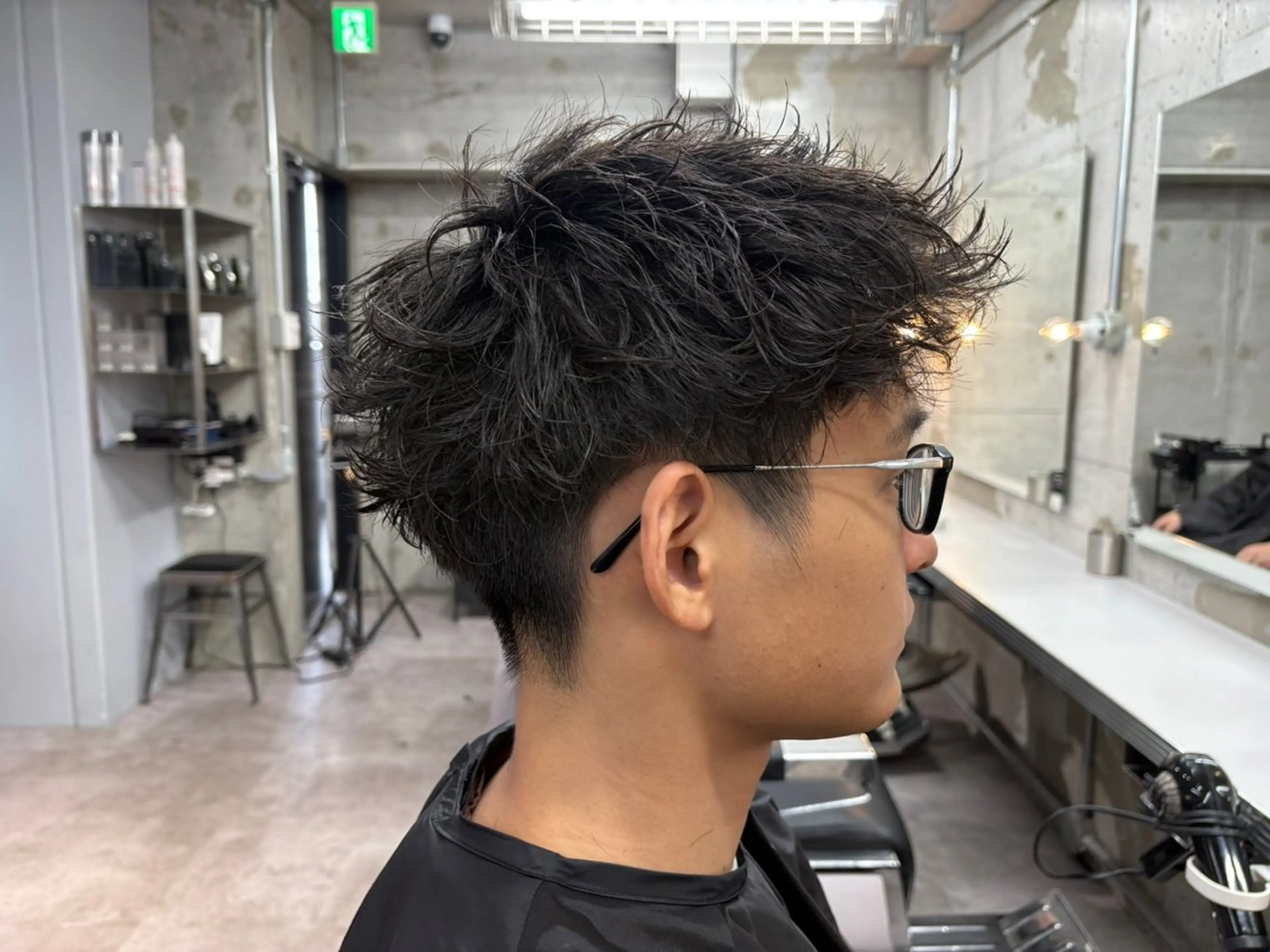 ショート パーマ メンズ ショートヘア 🔥上野メンズ専門 青柳コウタのヘアスタイル