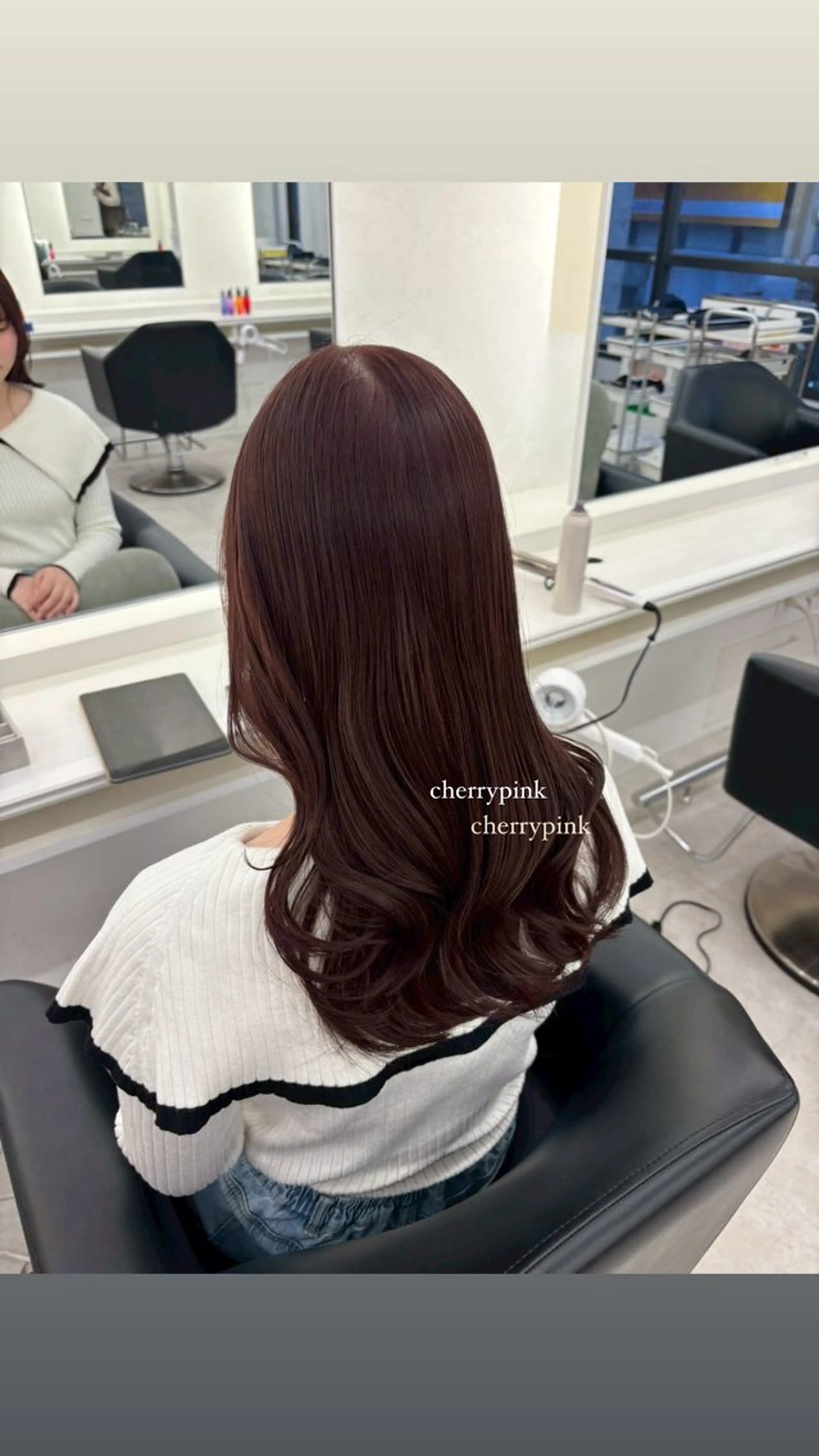 セミロング カラー ヘアカラー ParveMix ♡白神みやびのヘアスタイル