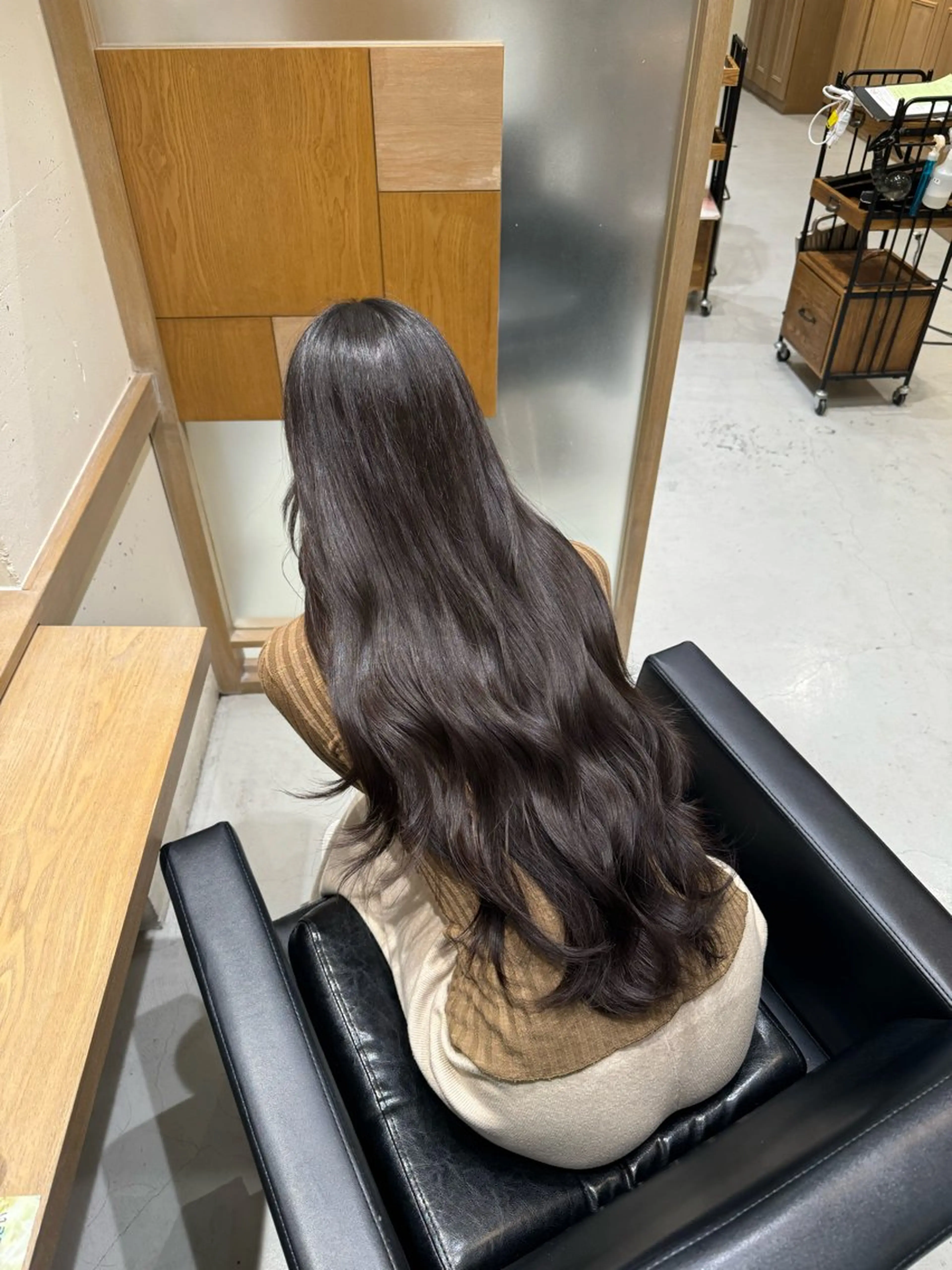 【minimo限定✨】フルカラー+髪質改善トリートメント透明感🩶暖色🩶寒色🩶韓国/¥15810→¥7900❣️の写真