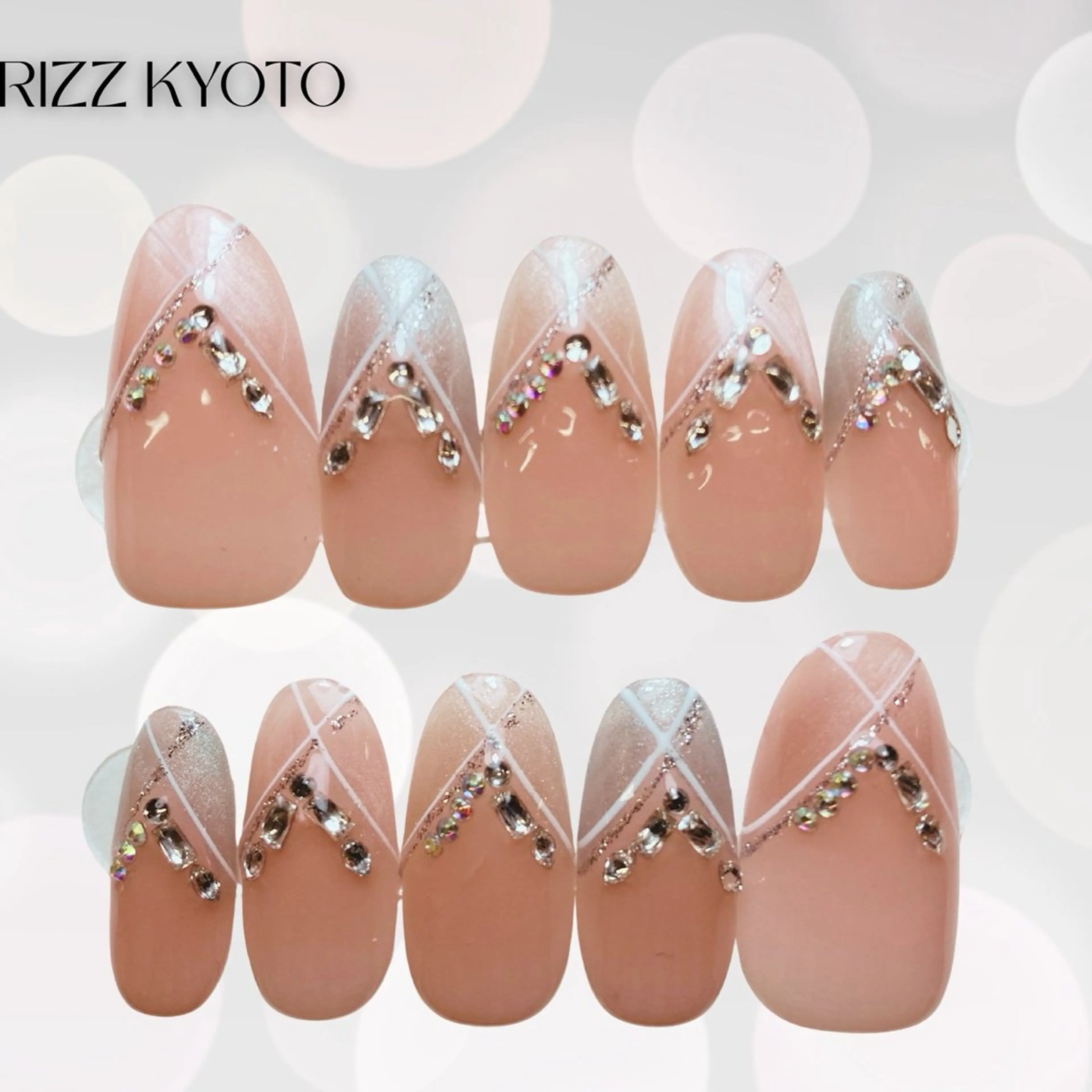 ネイル ネイルチップ ハンドネイル RIZZ KYOTO ゆうのネイルデザイン