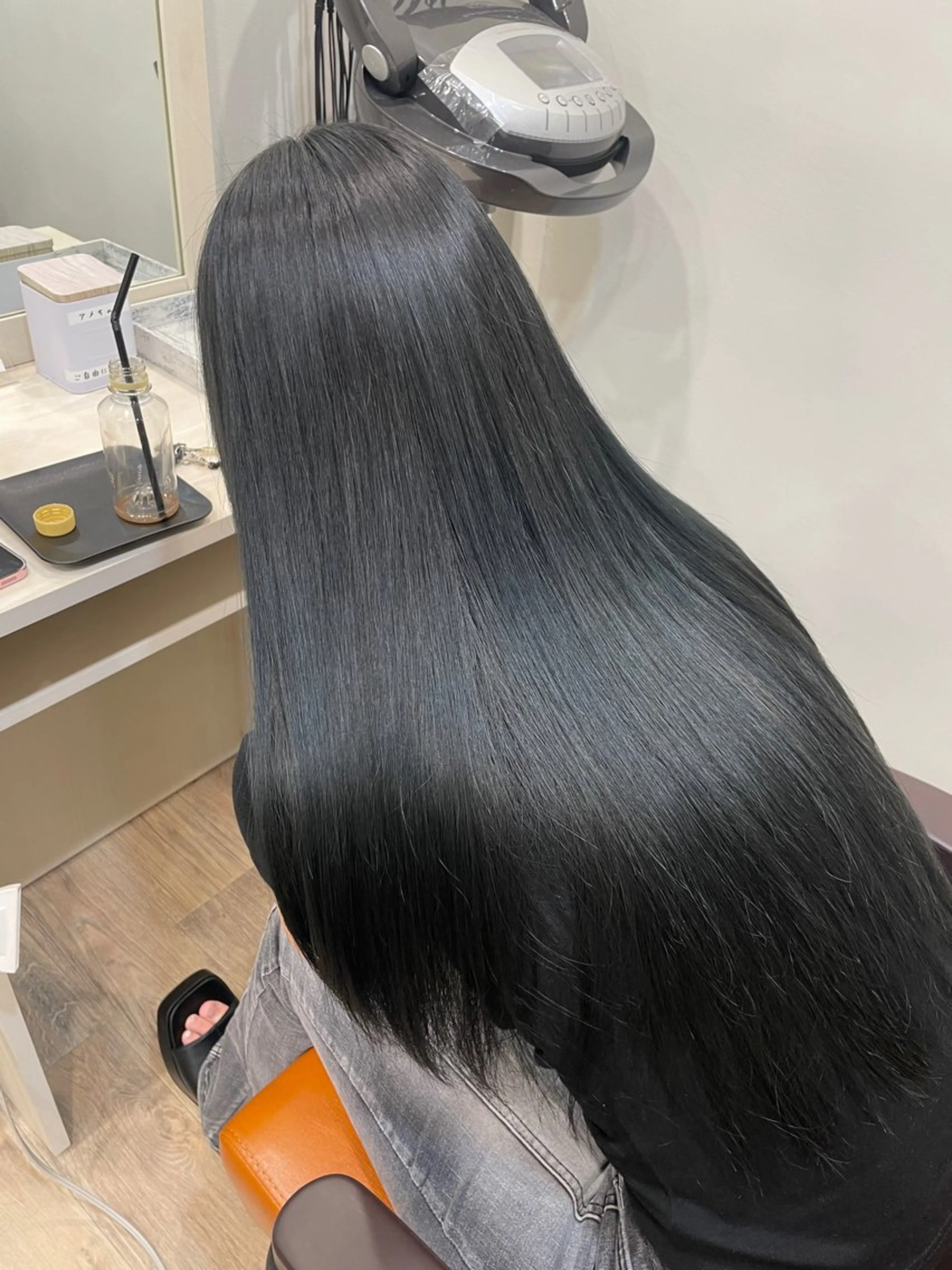 ロング カラー ブリーチ 透明感カラー トリートメント gyfu＆（ギフト）hair  design所属・渡辺 愛花のヘアスタイル