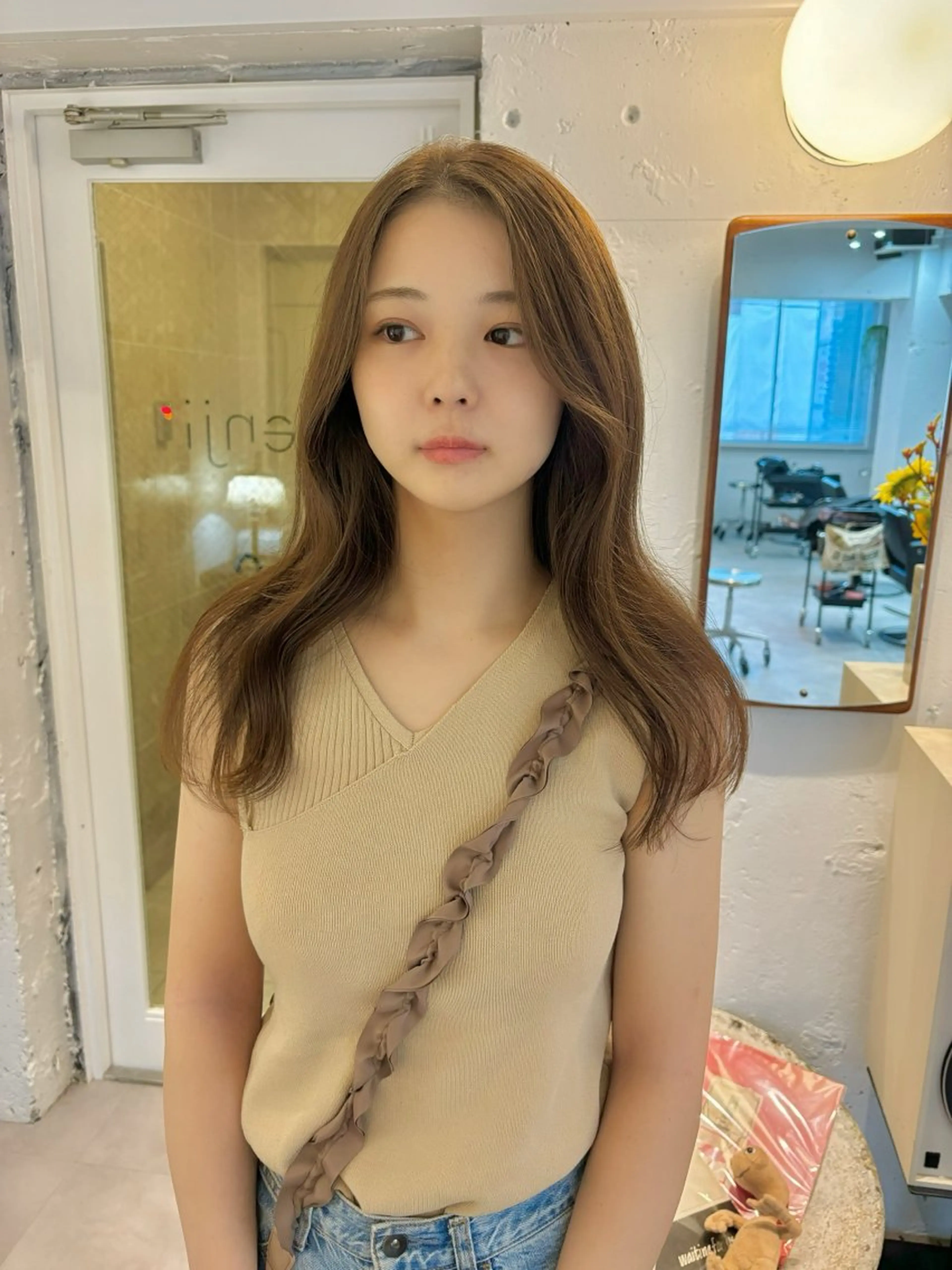 ブリーチなしダブルカラー＋cut＋✨髪質改善トリートメント✨の写真