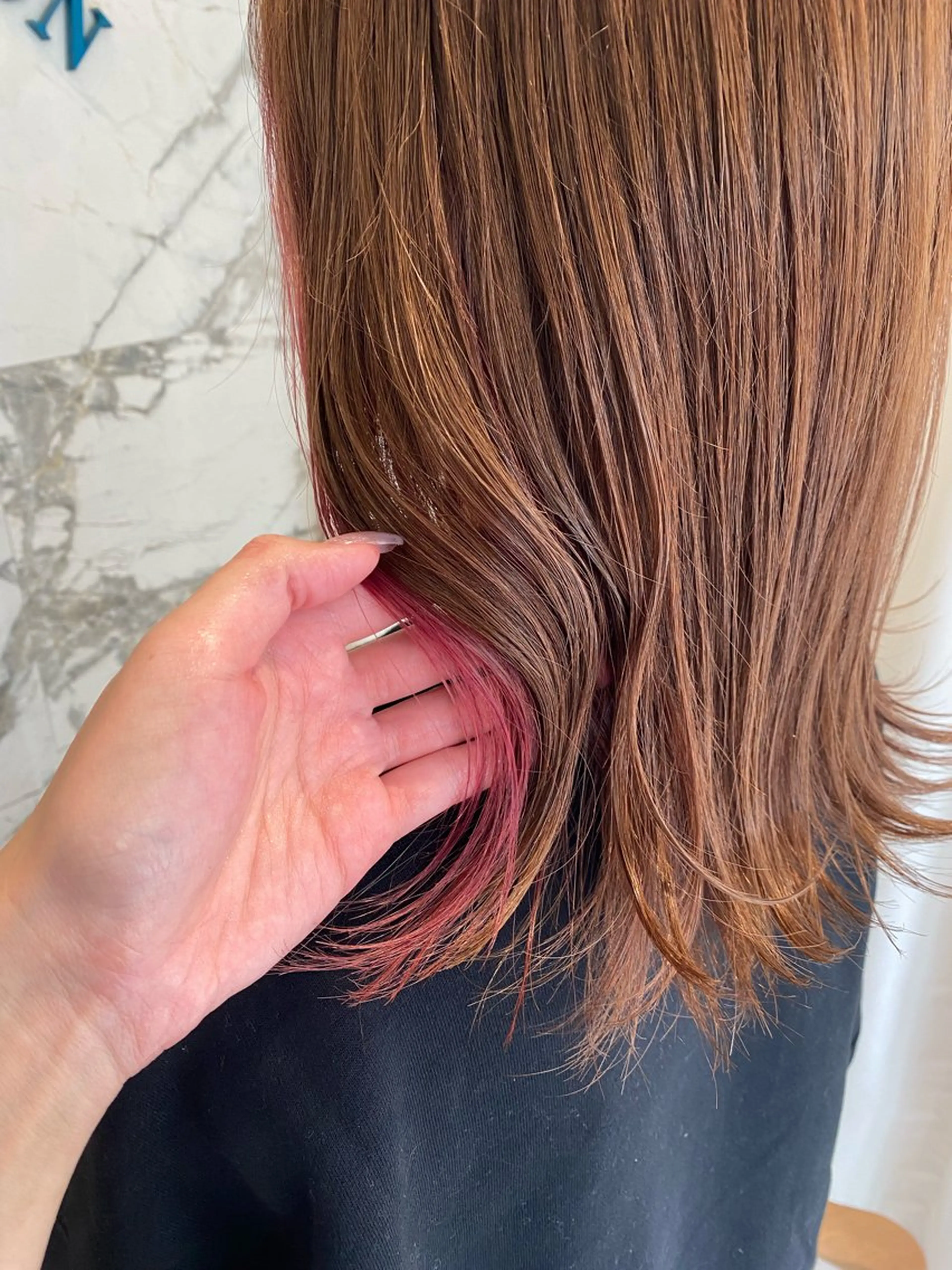 ミディアム POCKET  いわき店所属・諸橋 美波のヘアスタイル