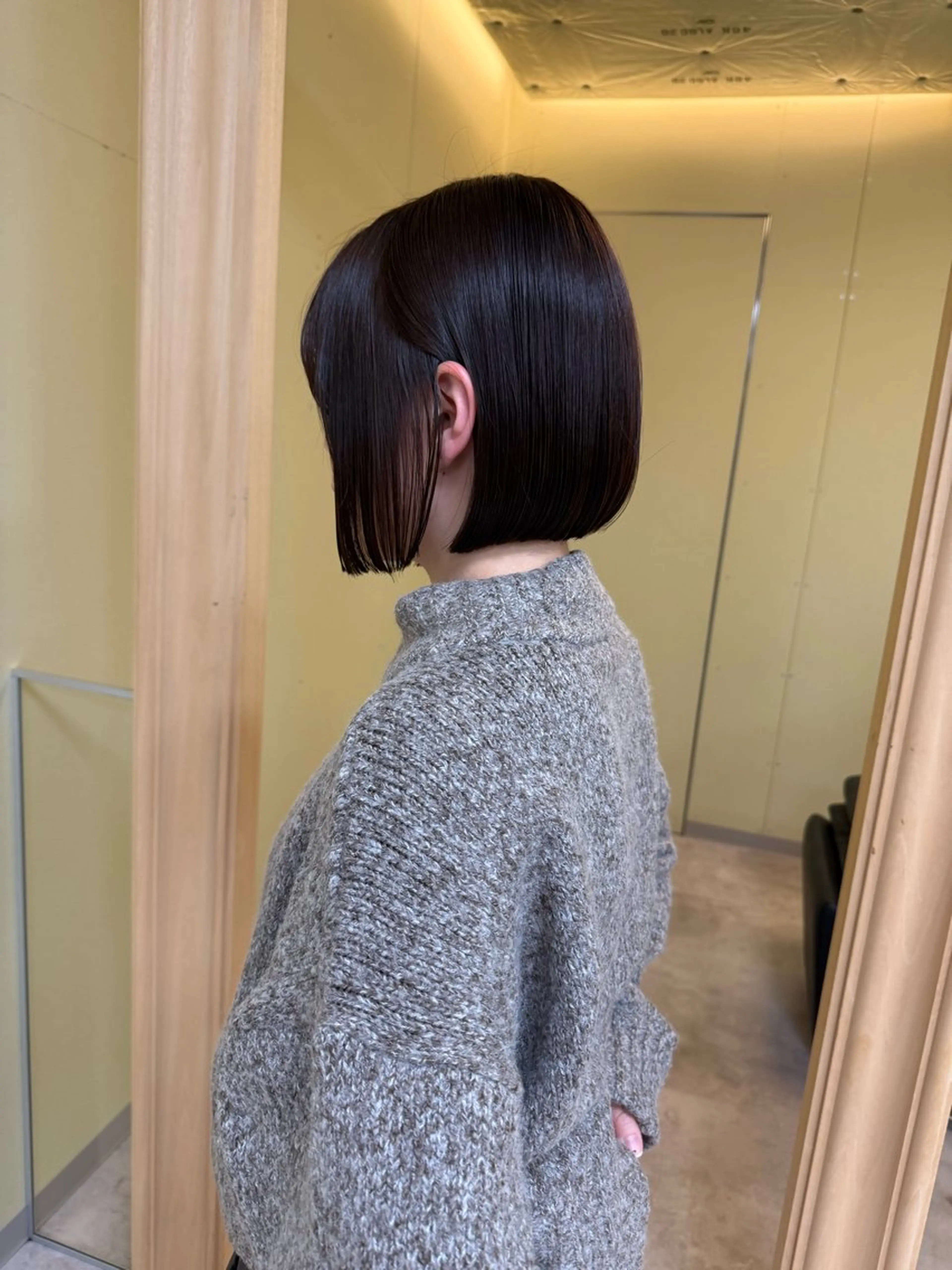 ショート カラー カット ヘアカラー 伶風/ボブ/ ヘーゼルベージュのヘアスタイル