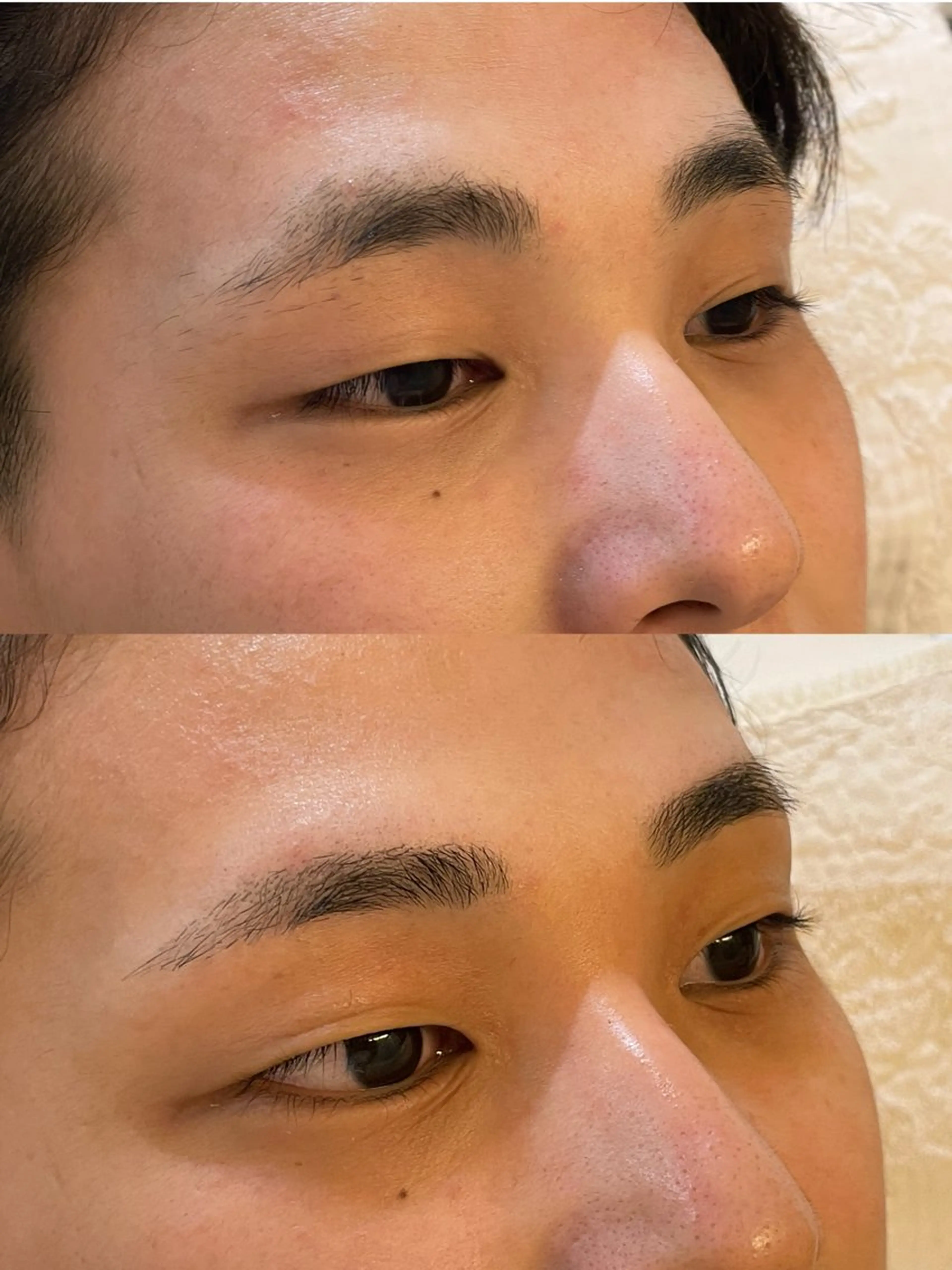 《✨おススメNo.1セットメニュー✨》メンズアイブロウスタイリング＋毛穴洗浄💆‍♂️印象＆清潔感UP \7700の写真