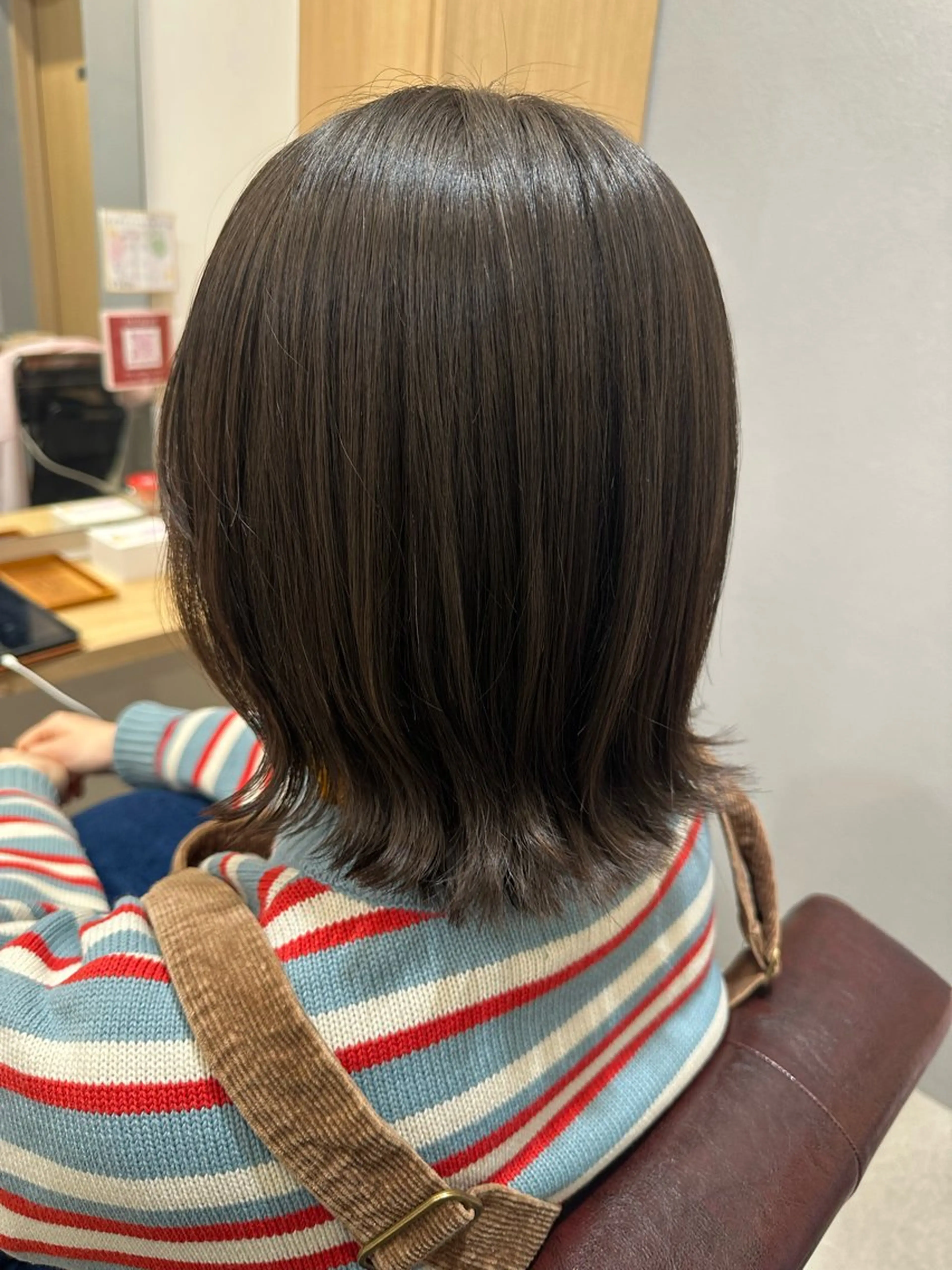 ミディアム ボブ カット ヘアカラー hair&eyelash Truth所属・Truth上谷綾子/ 名古屋市北区/黒川駅のヘアスタイル