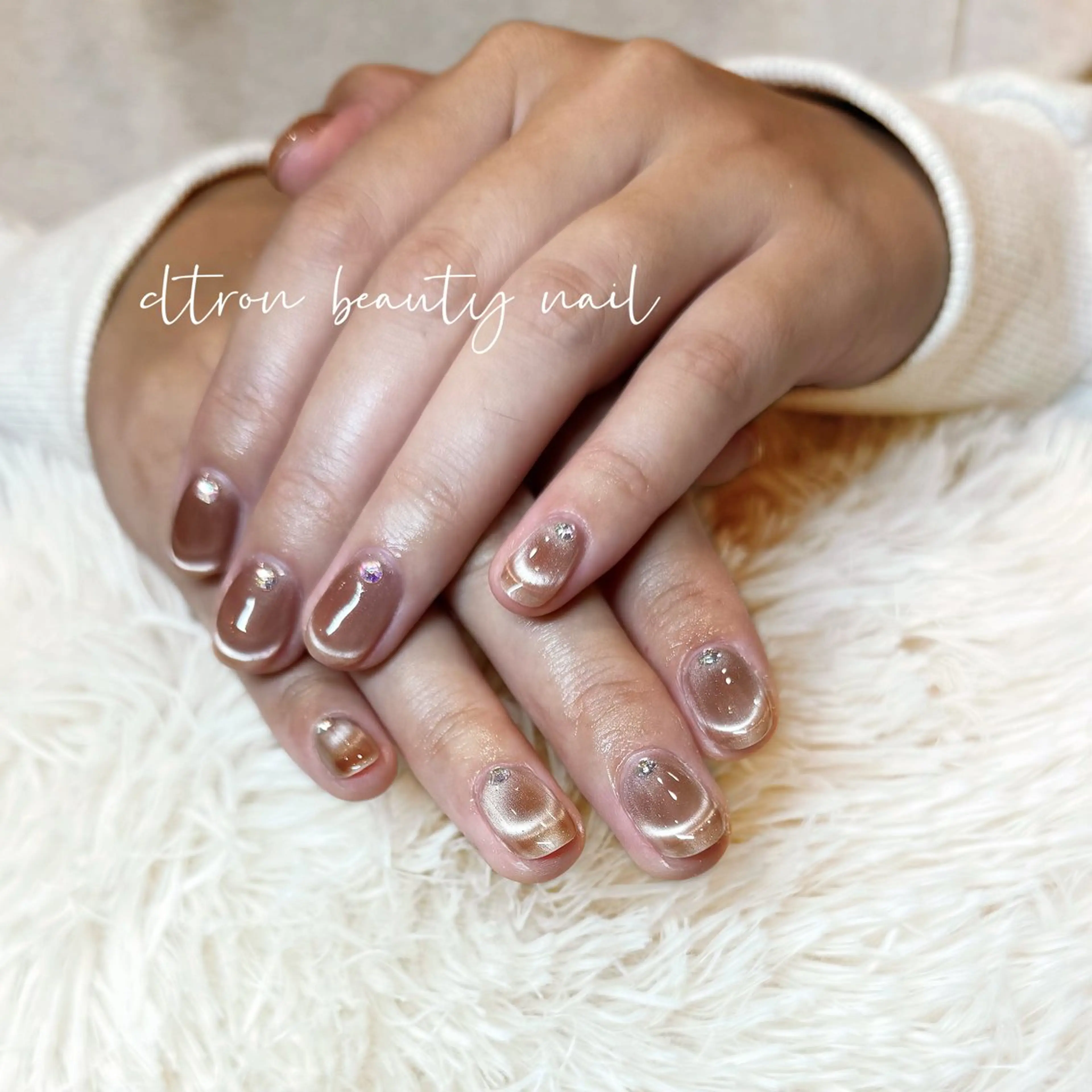 ネイル マグネットネイル CITRON🍊 MISAのネイルデザイン