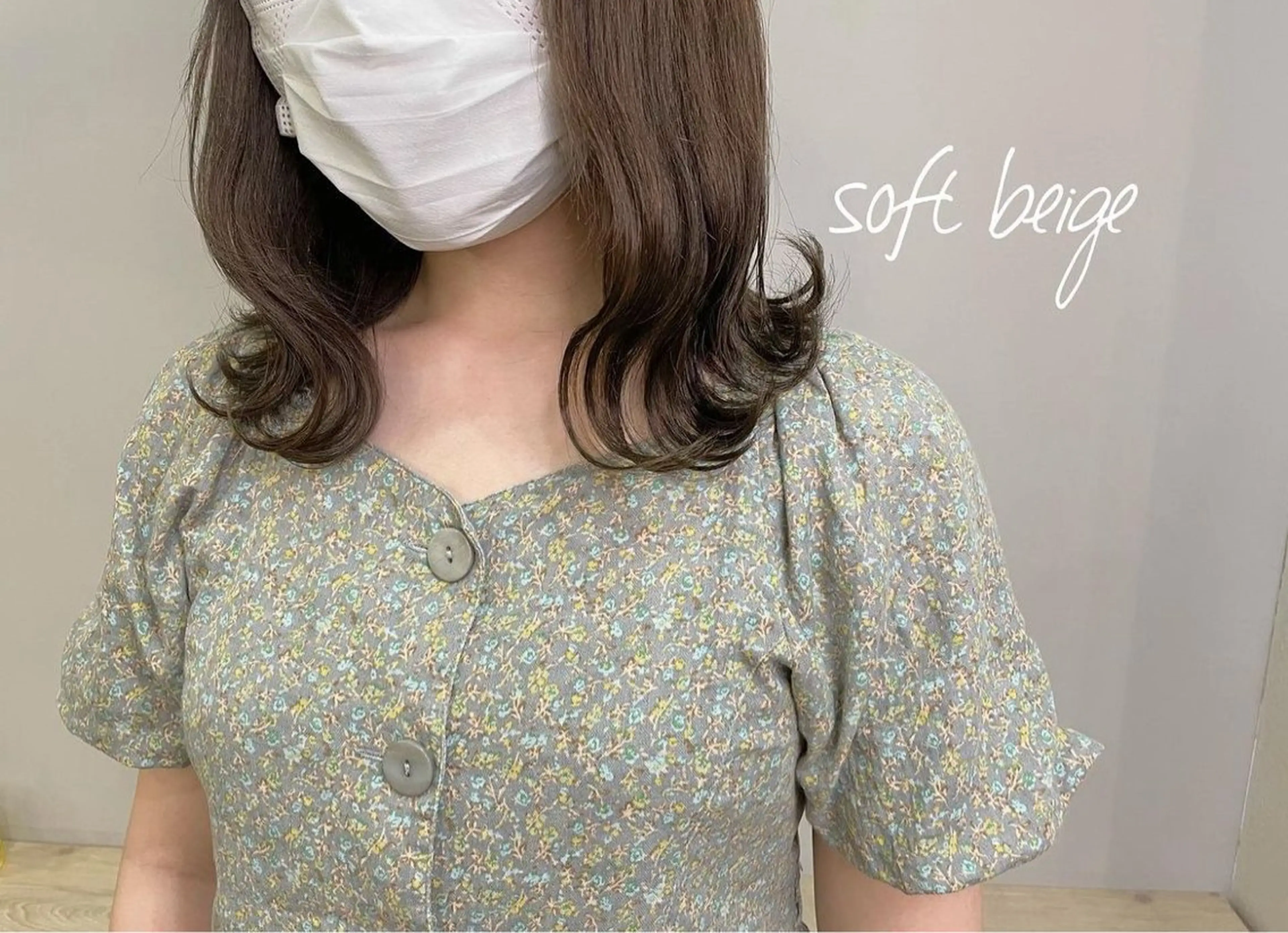 ミディアム カラー ベージュカラー 💝透明感/ブリーチ /れい💝のヘアスタイル