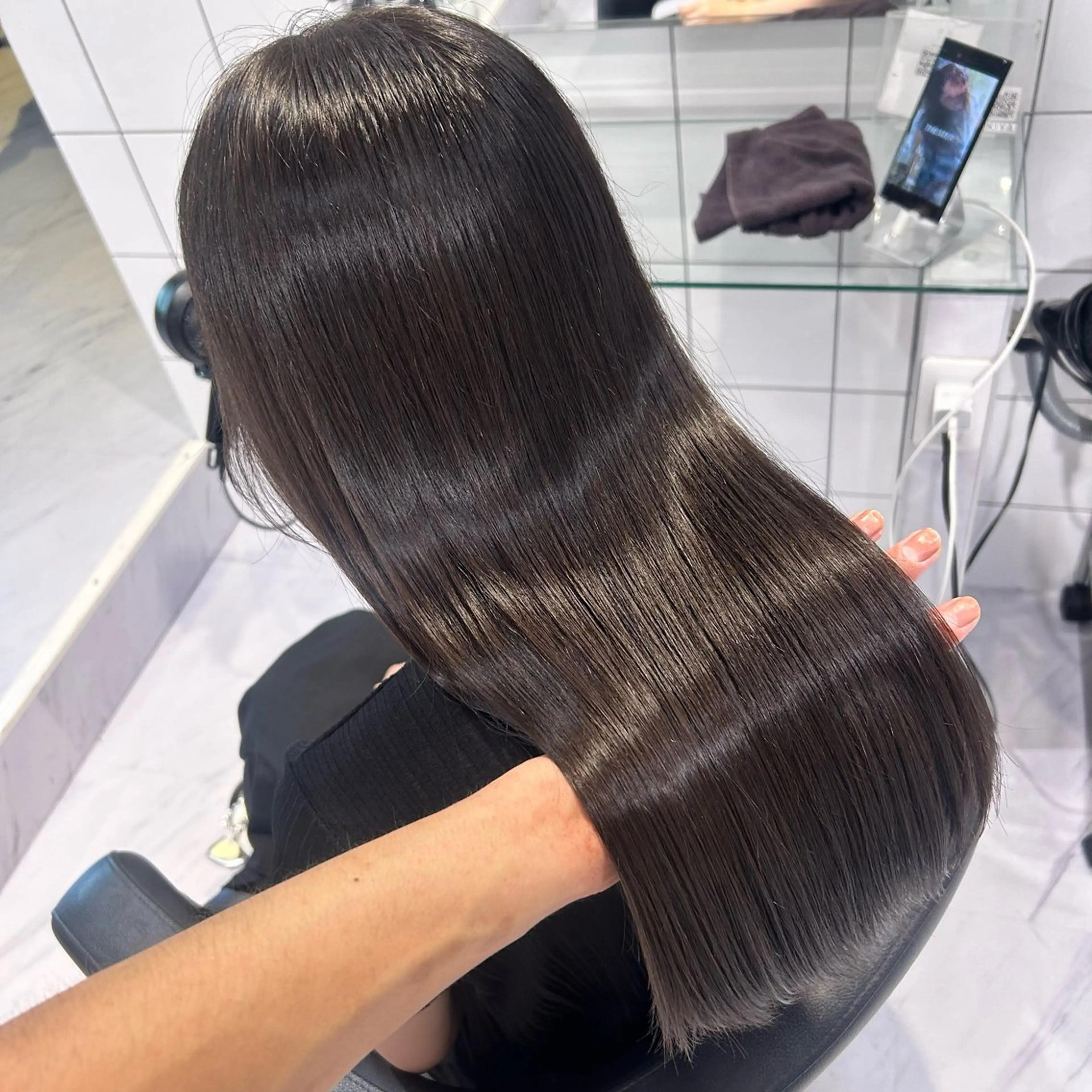 ロング カラー 表参道/透明感カラー /暗髪/ジュキヤのヘアスタイル