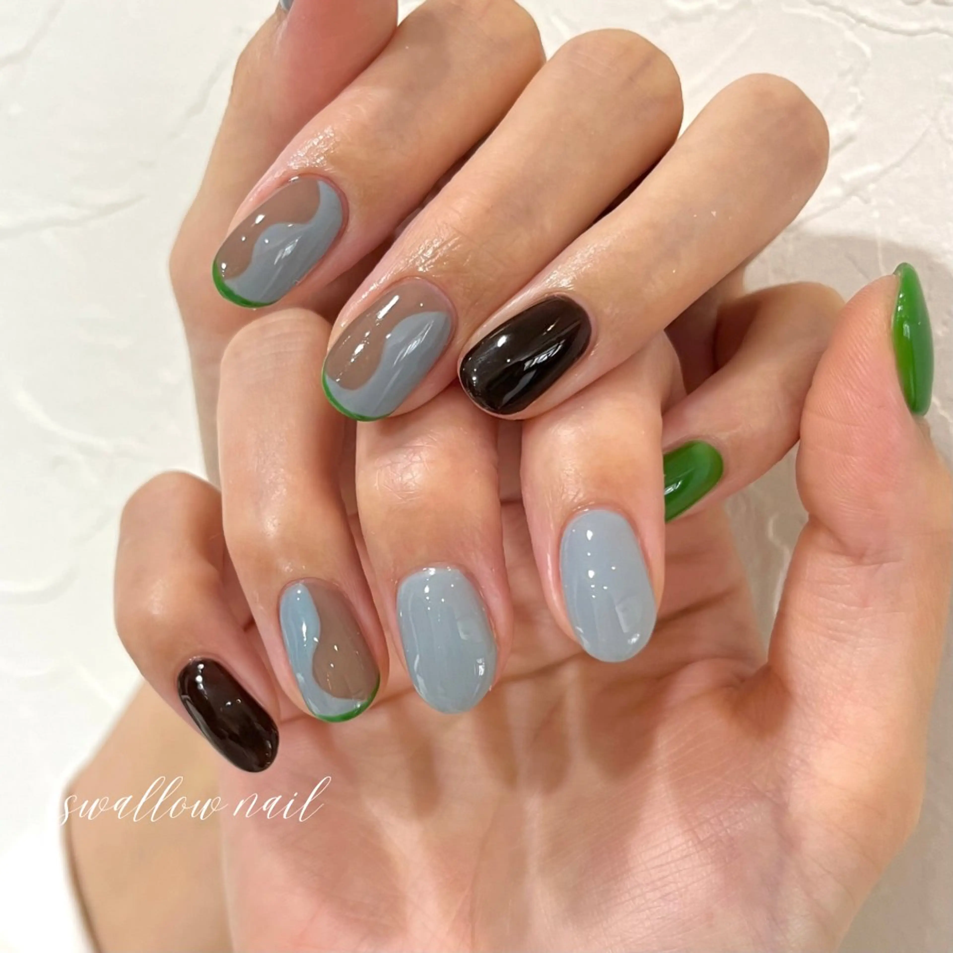 ネイル ハンドネイル swallow nail所属・スワローネイル misatoのネイルデザイン