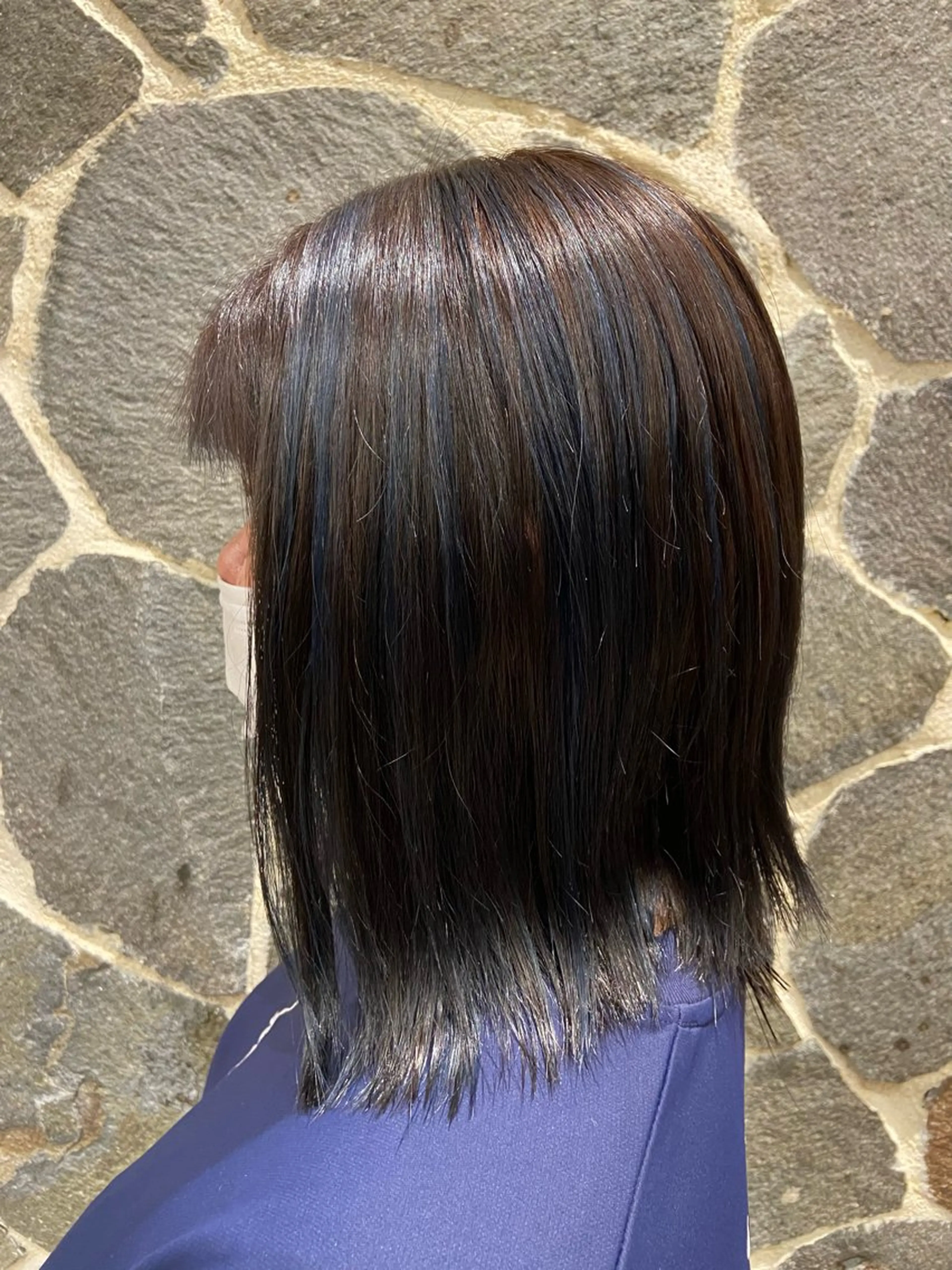 🎀ボブstyleの方🎀1カラー＋ハイライト＋2stepトリートメントの写真