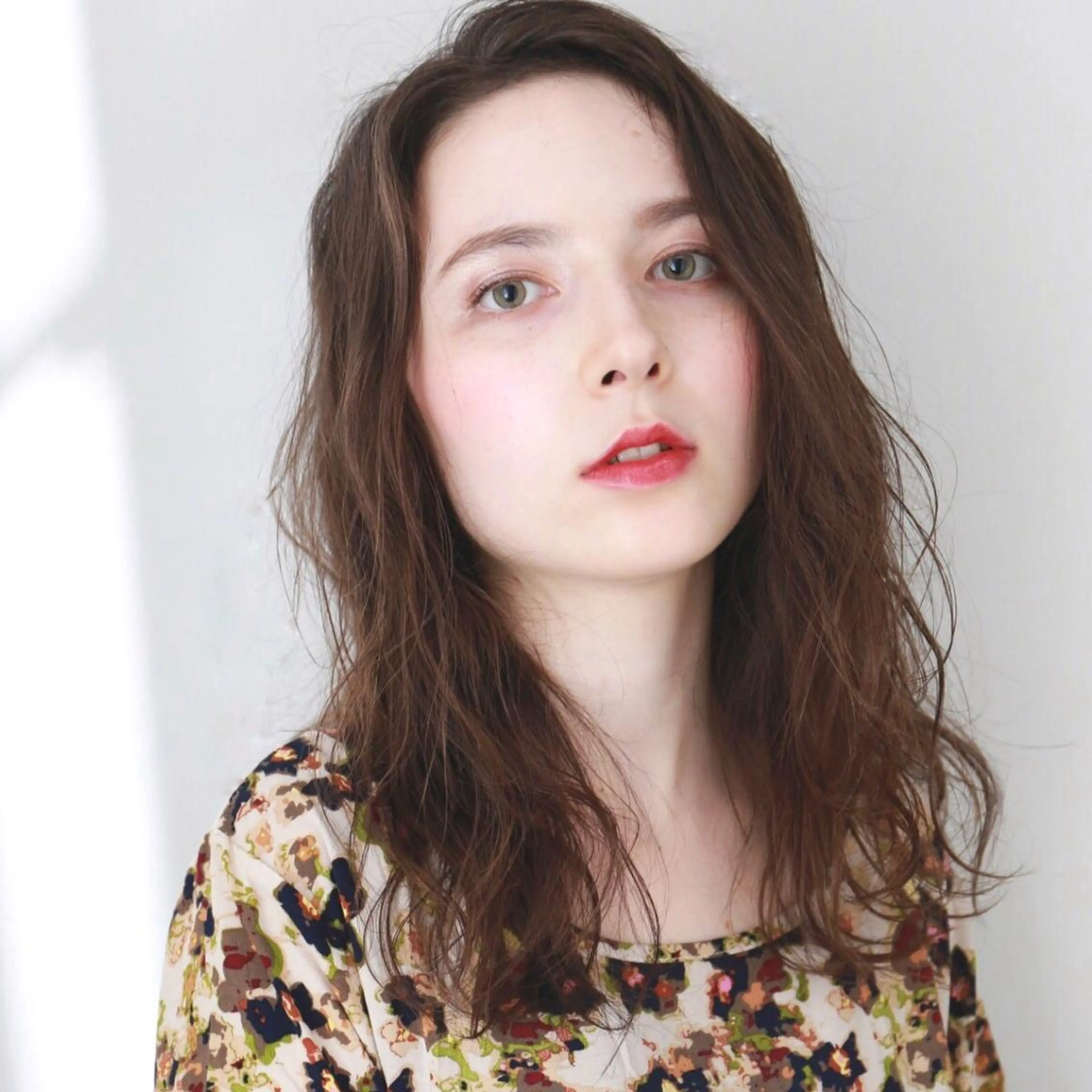 セミロング カラー パーマ LOST CITY 横浜所属・🪐脱白髪染め 🪐松尾菜々美のヘアスタイル