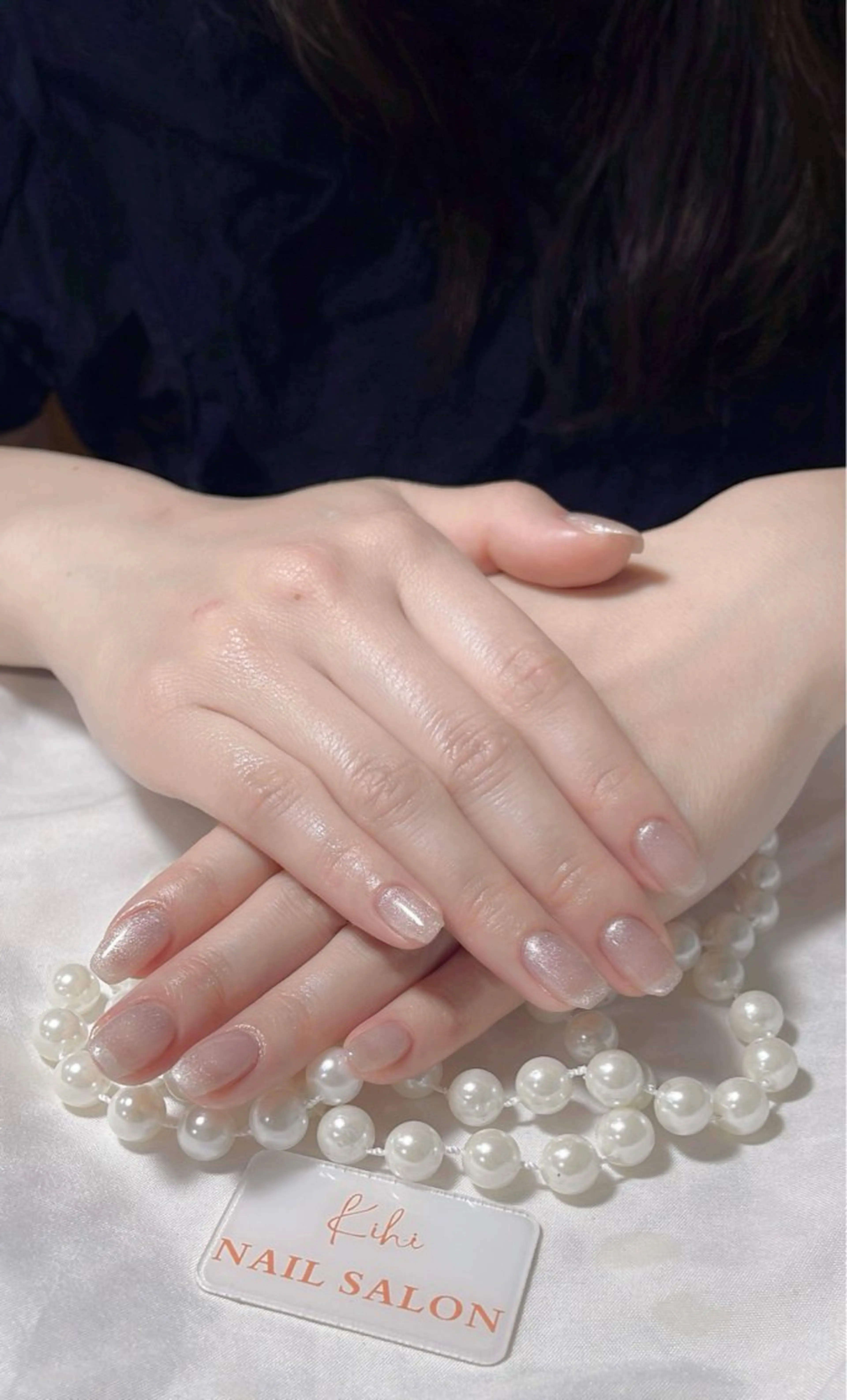 ネイル アートネイル フレンチネイル ジェルネイル グラデーション 韓国ネイル 村中 ハナのネイルデザイン