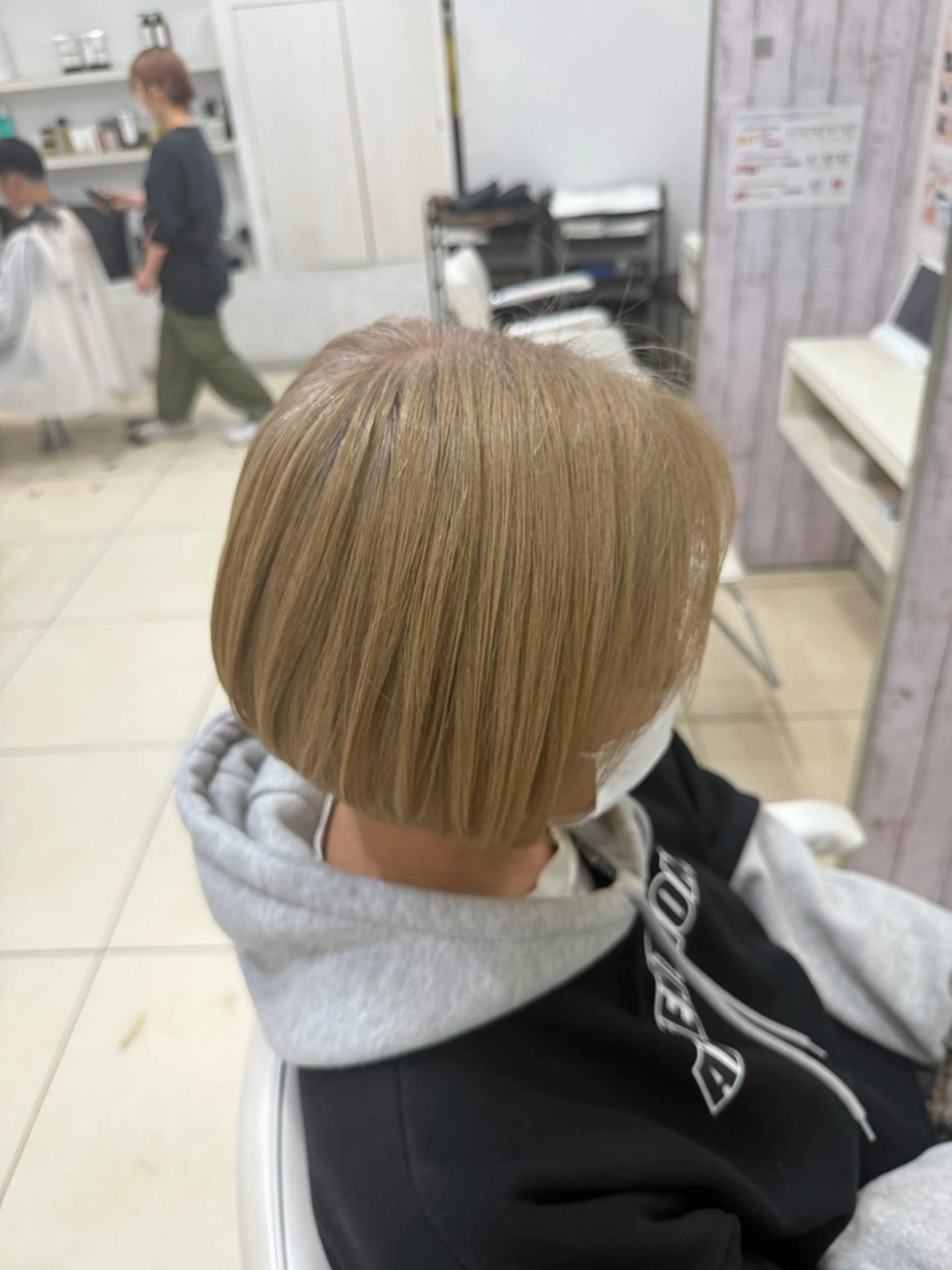 ショート カラー ヘアカラー 🤎ベージュカラー/ 髪質改善/山岸🤎のヘアスタイル