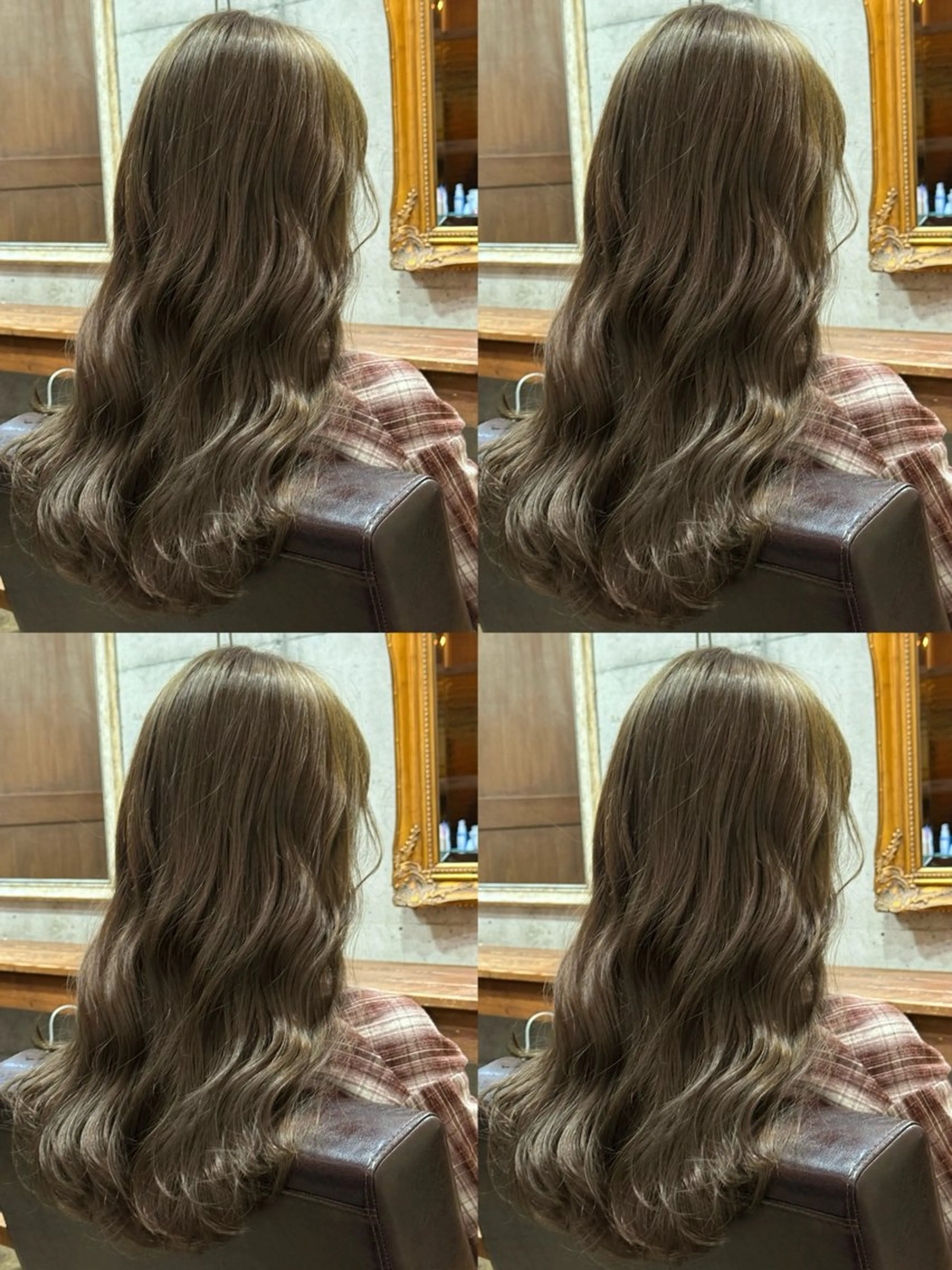 セミロング カラー カット ヘアカラー トリートメント ✂︎cadre✂︎ 🪶かまだれいし🪶のヘアスタイル