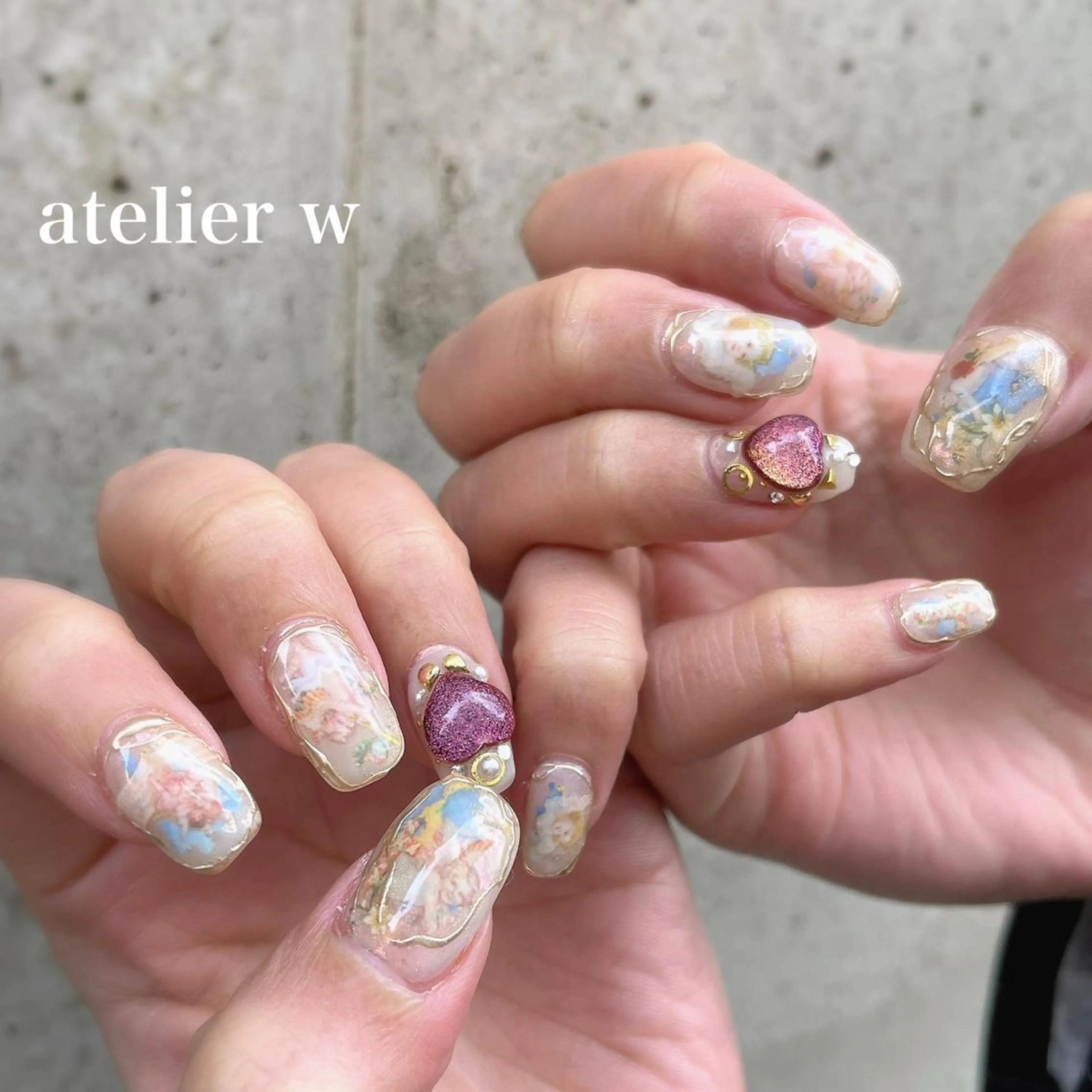 ネイル ハンドネイル atelier w/tetoro所属・高橋 わかなのネイルデザイン
