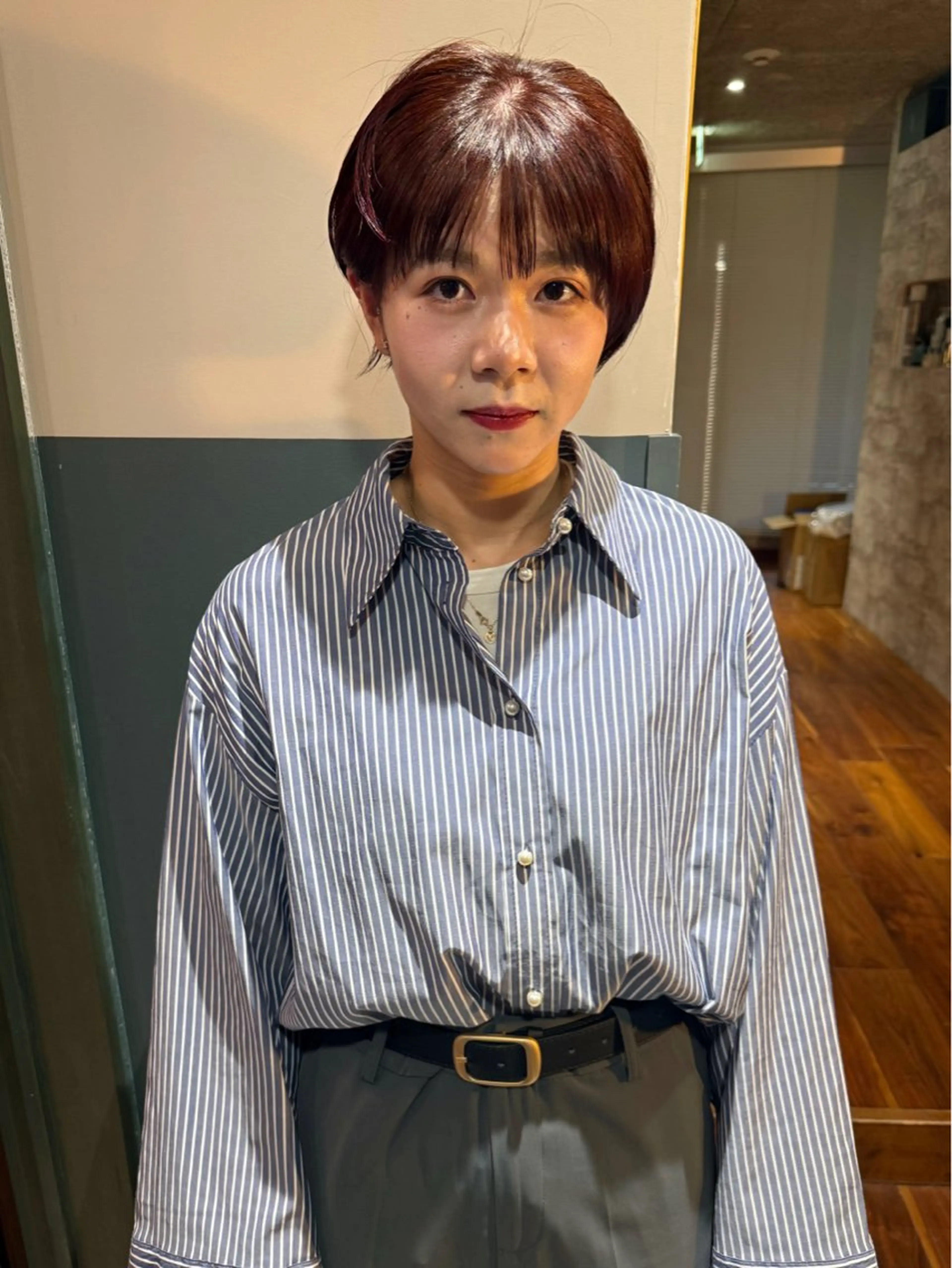 ショート カラー パーマ カット ヘアカラー 縮毛矯正 トリートメント mai / linoah˚✧のヘアスタイル