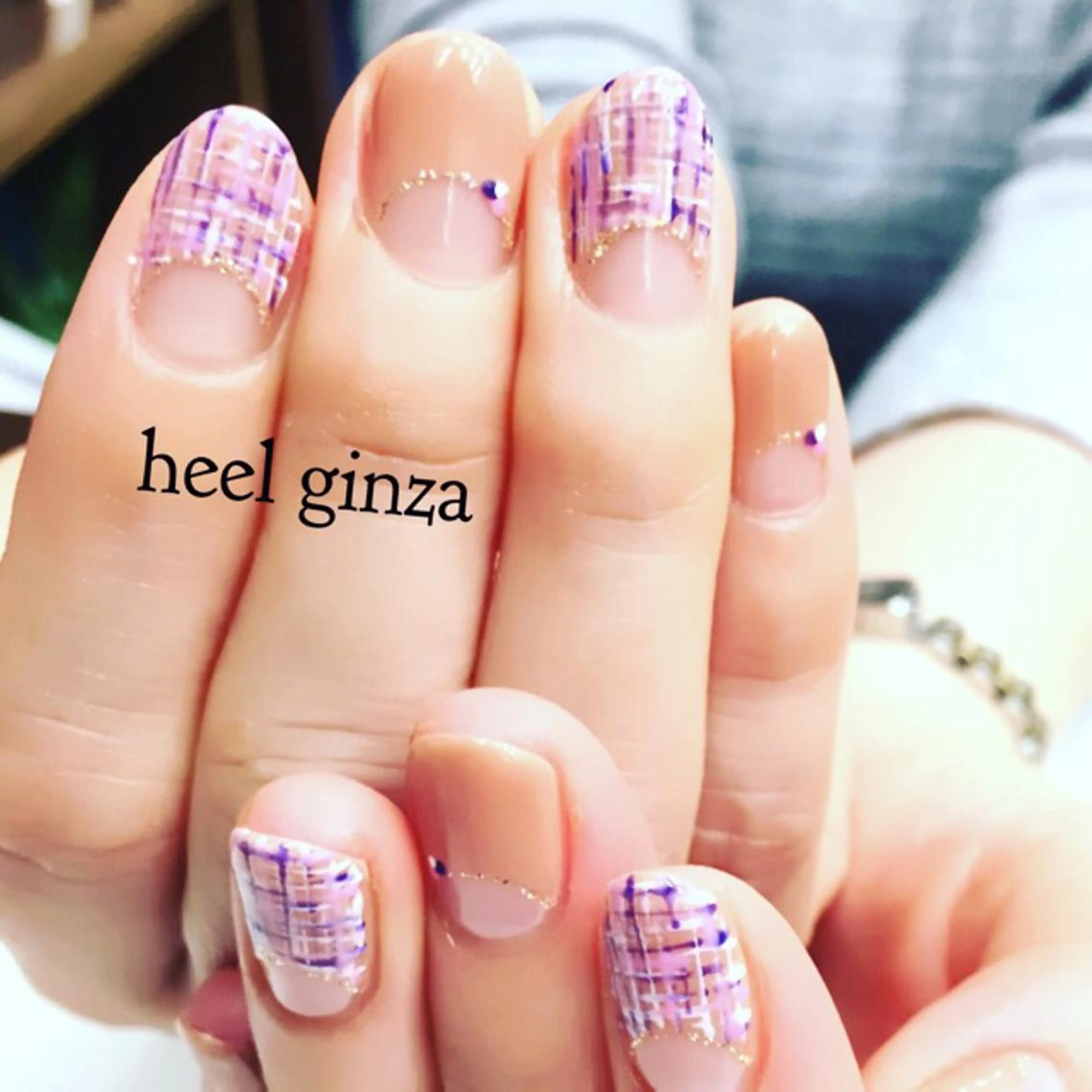 ネイル ツイードネイル miel nailのネイルデザイン