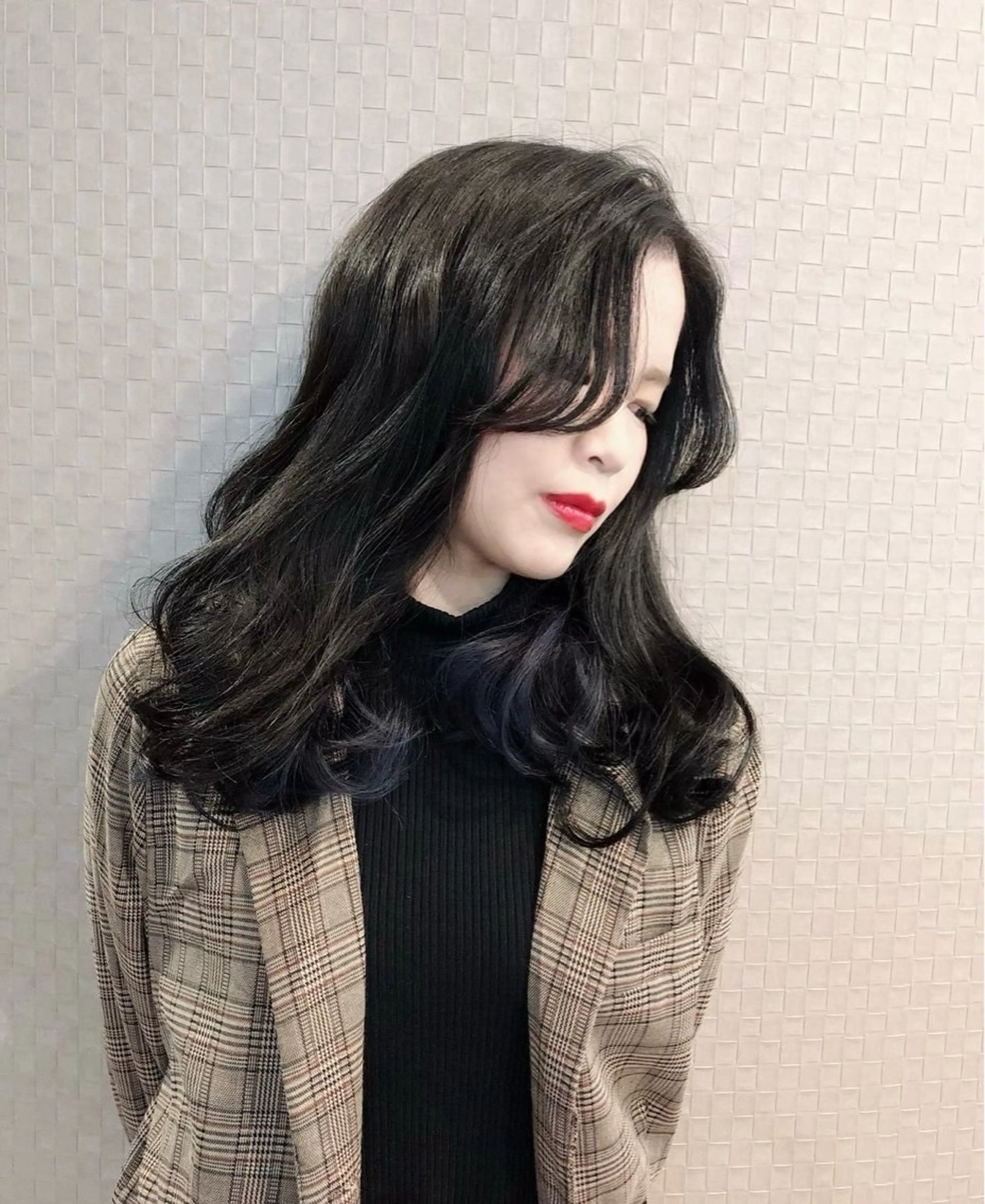 セミロング カット ヘアカラー nook’所属・【nook’】 maiのヘアスタイル