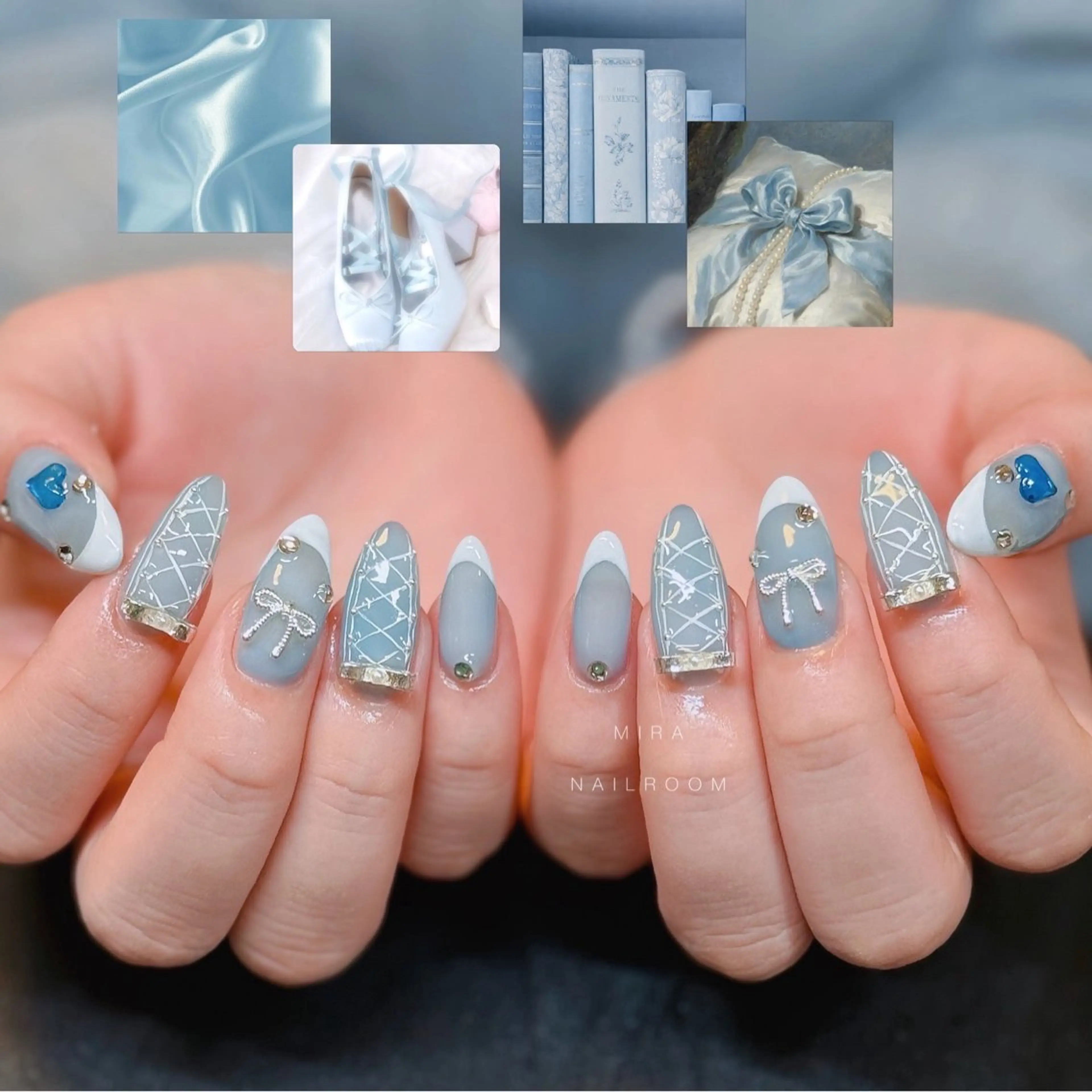 ネイル 長さ出し 持ち込み MIRA NAILROOM SALON所属・MIRA NAILROOMのネイルデザイン