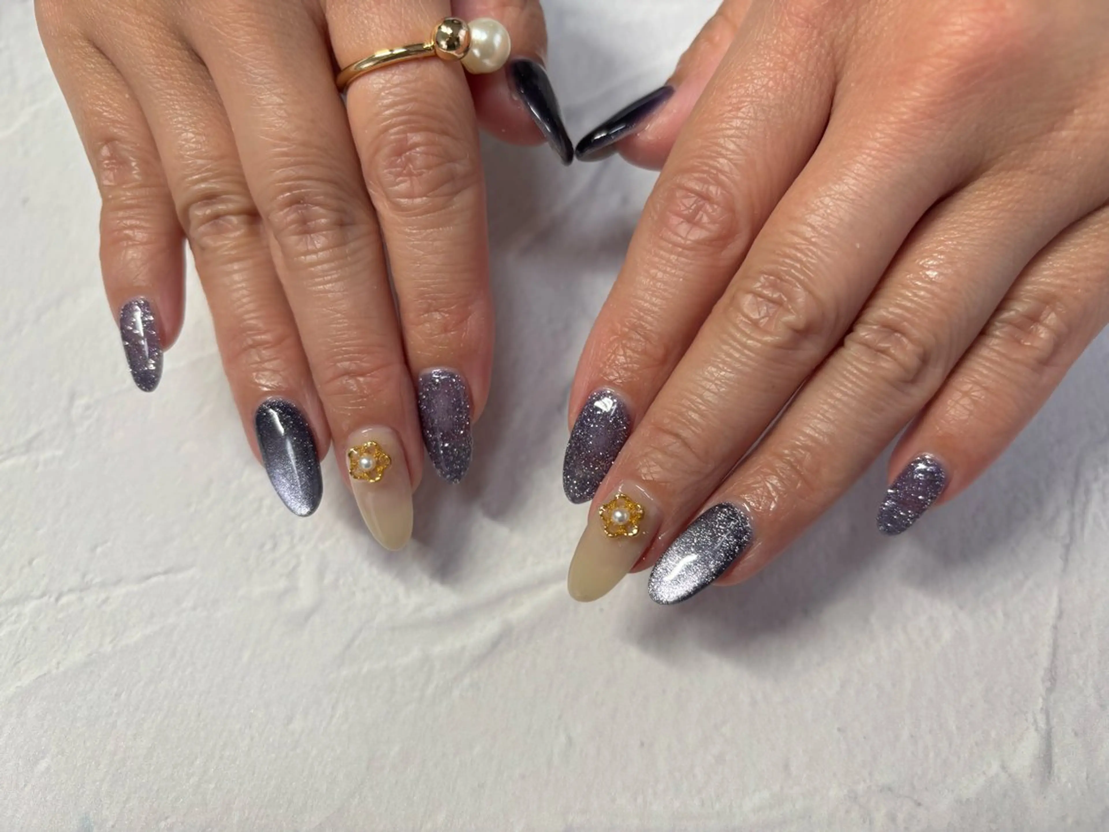 ネイル ハンドネイル 愛川町 あんすりうむのネイルデザイン