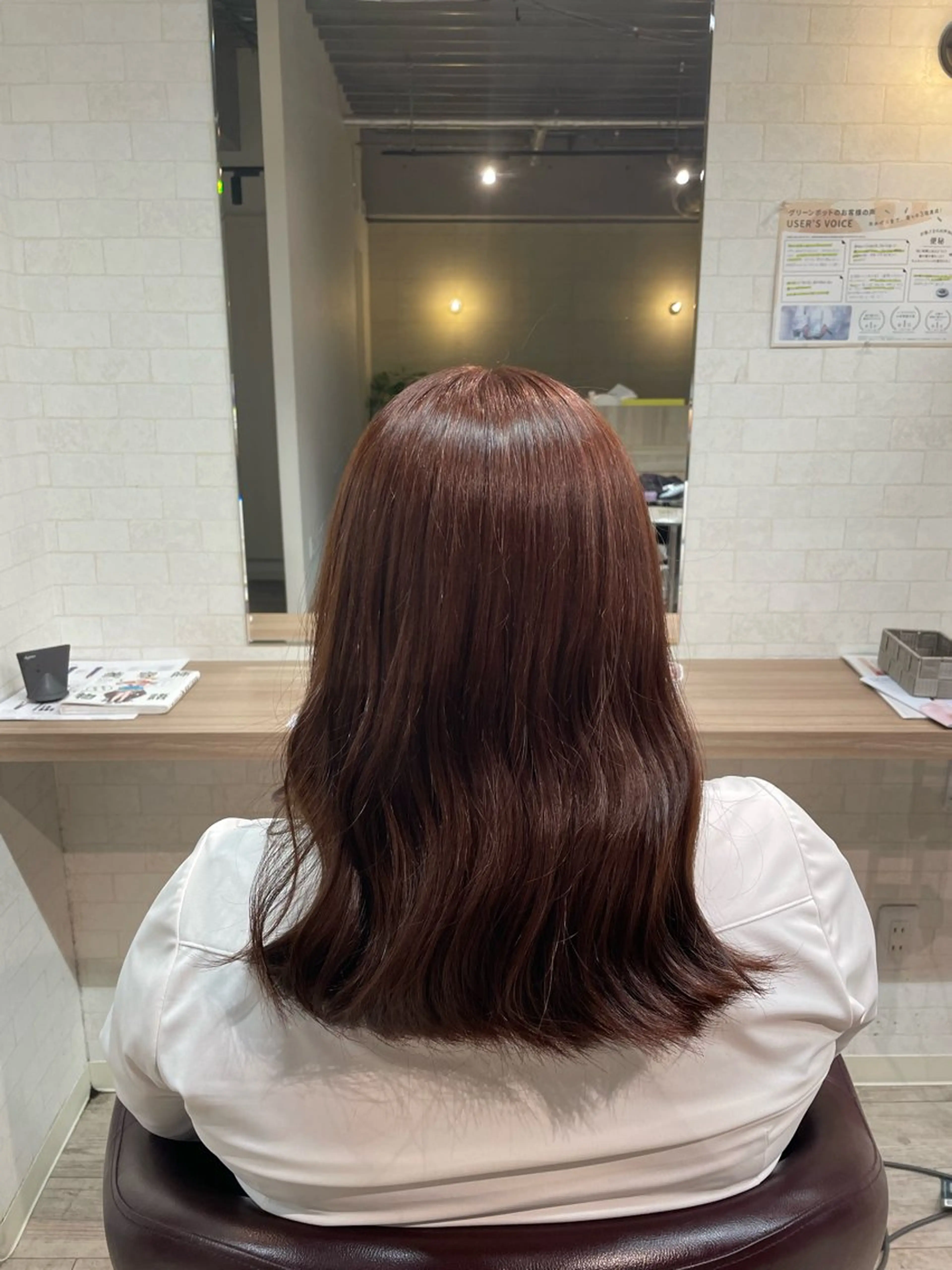 カラー ブラウンカラー COIFF1RST NAGASAKI SHAMPOO BOY所属・與那城 雪のヘアスタイル