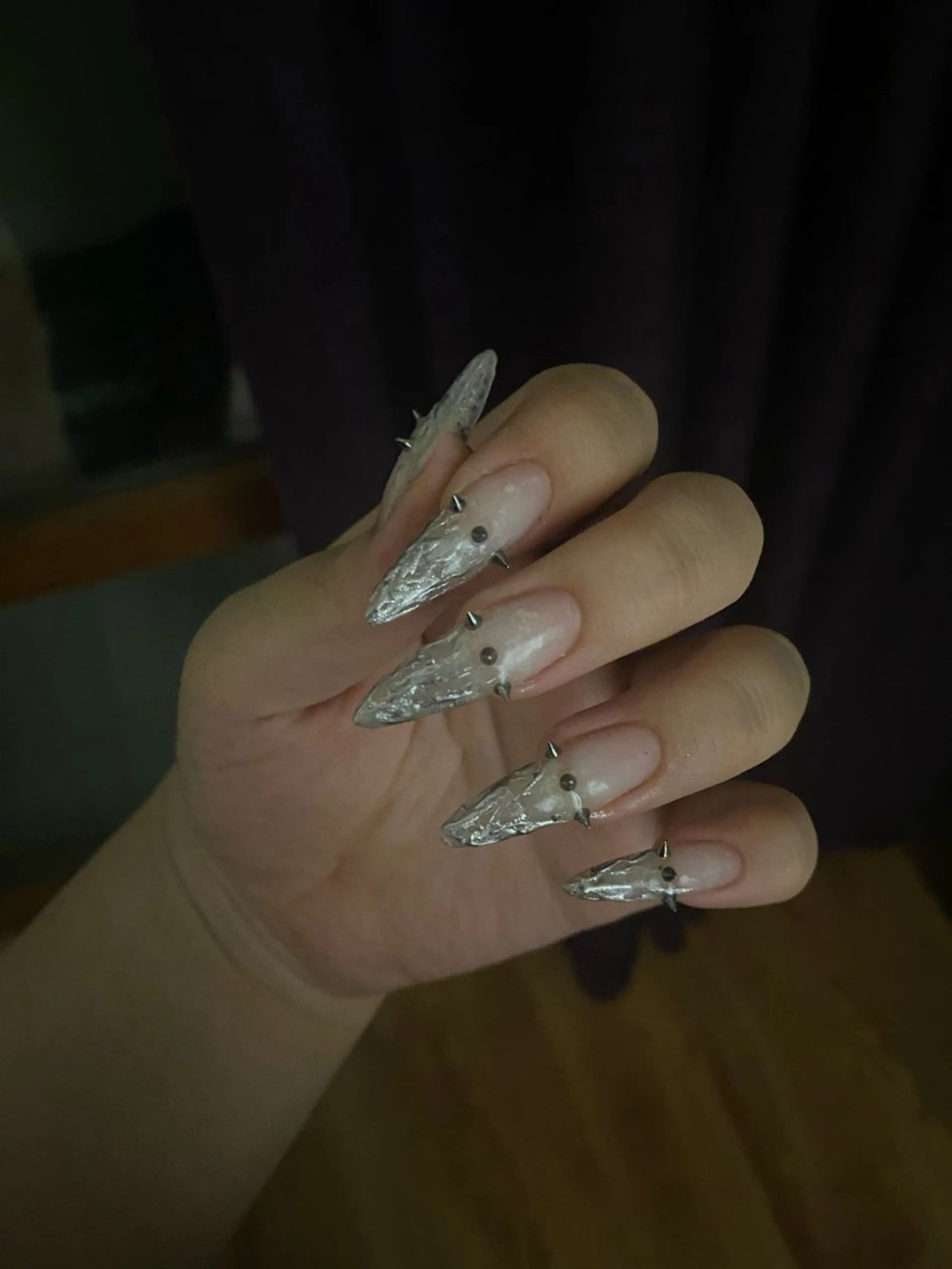 ネイル ATULA Nail 💅チップ長さだしのネイルデザイン