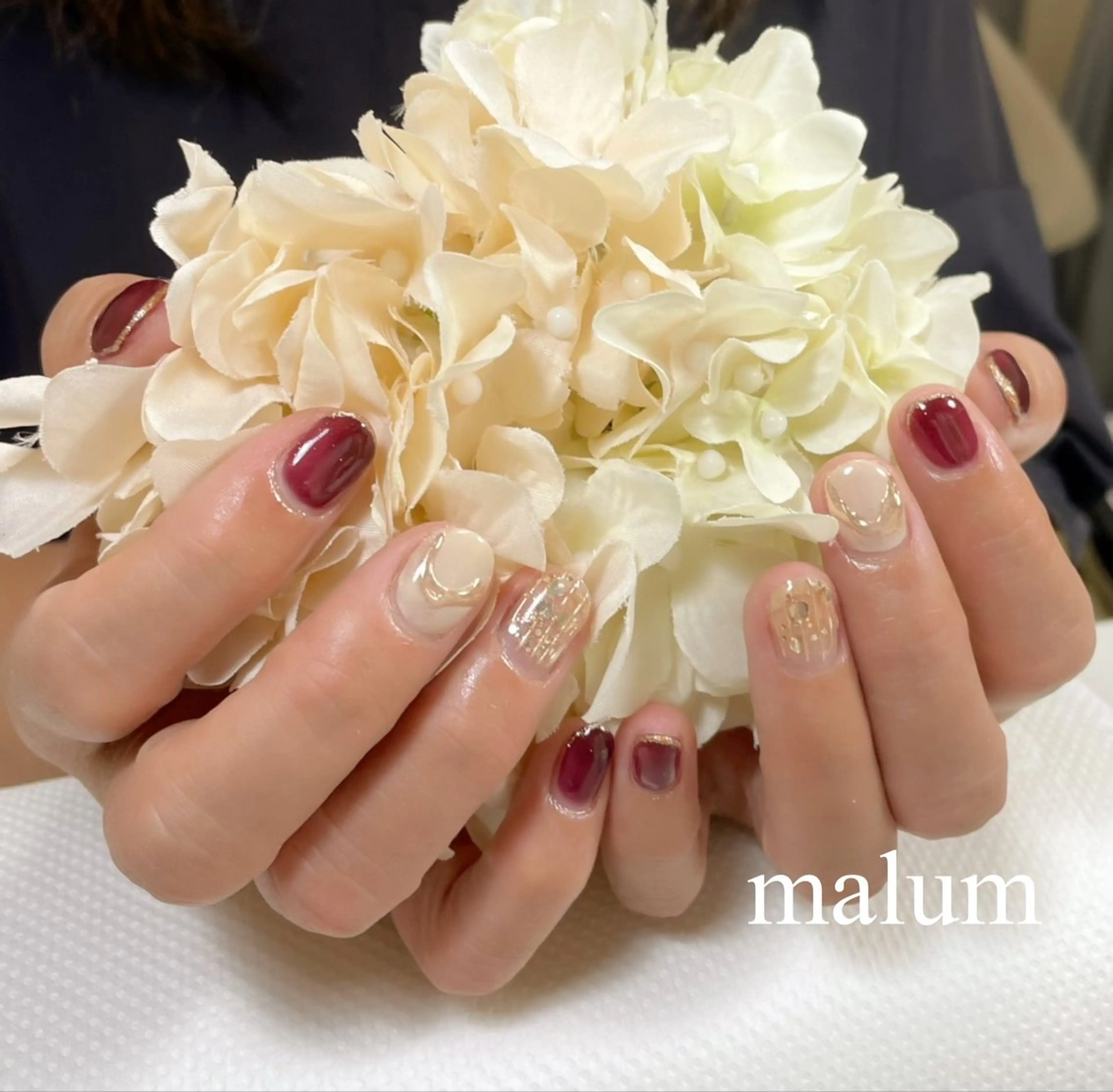 ネイル ハンドネイル malum nailのネイルデザイン