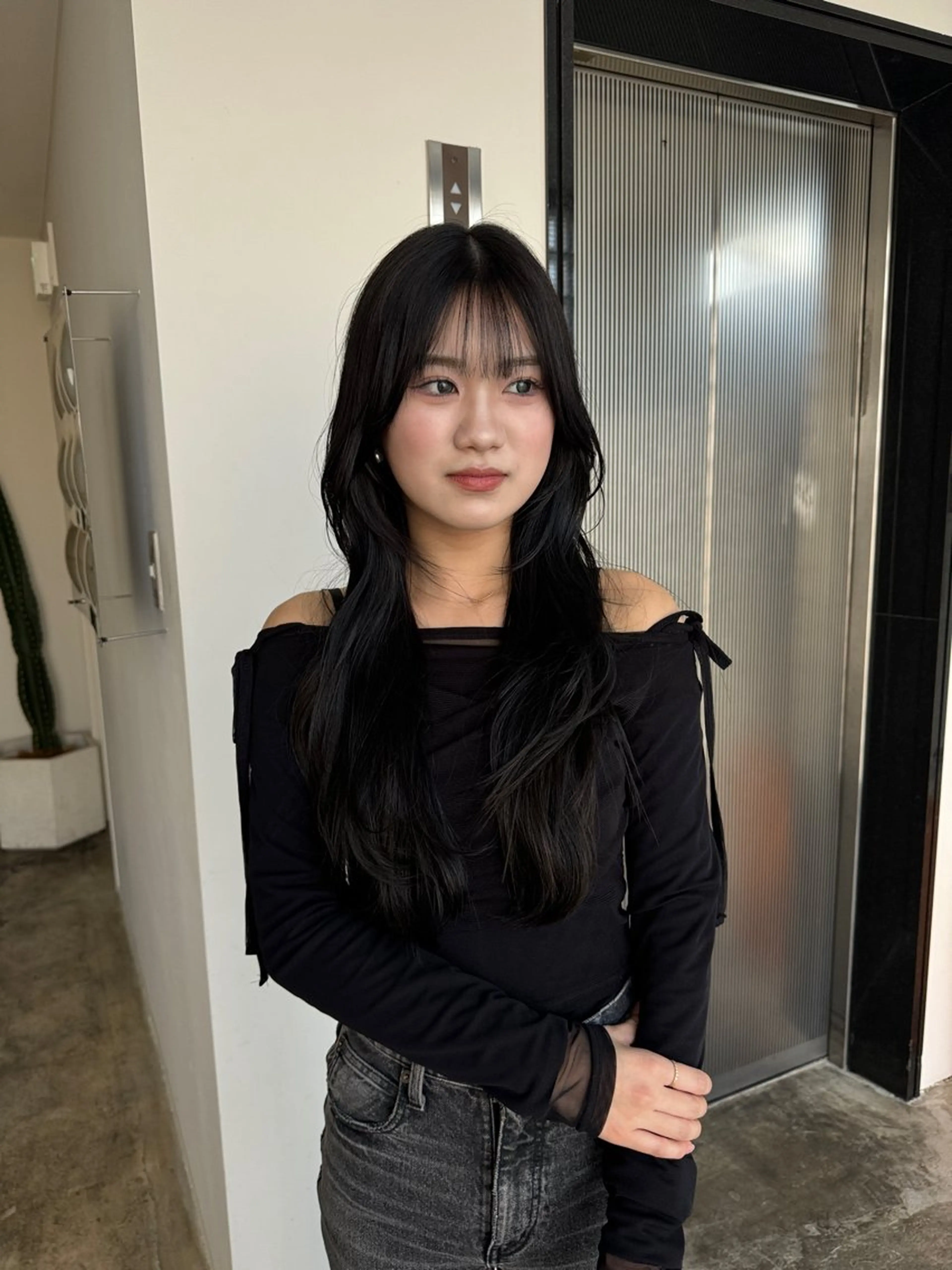 ロング カラー 透明感カラー レイヤーカット 小顔カット ショート・ボブパーマ 指名No.1かけるのヘアスタイル